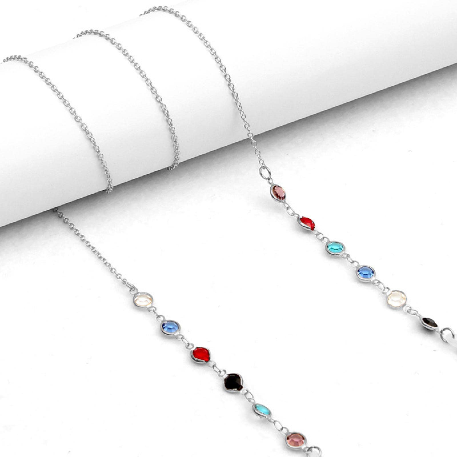 Pearl Glasses Chains for Women - Retro Metal Eyewear Lanyard for Sunglasses & Reading Glasses