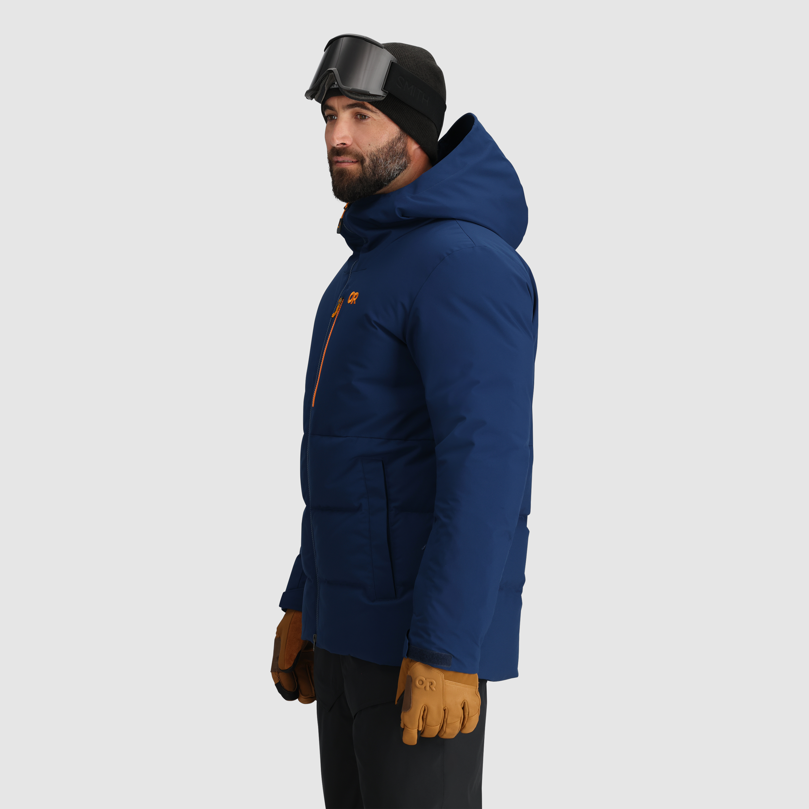 Men's Winter Snowcrew Down Jacket - Waterproof & Insulated Cold Weather Coat for Skiing, Hiking & Outdoor Activities