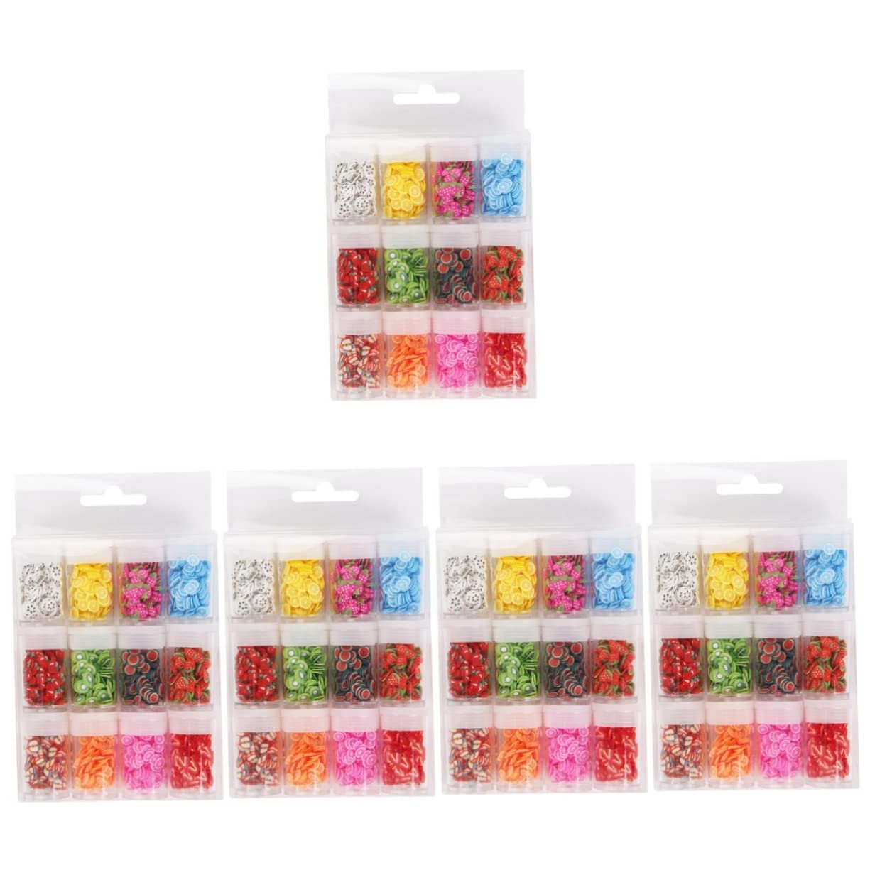Minkissy 60-Piece Nail Art Kit - 3D Nail Charms, Fruit Slices & Mini Decorations for DIY Manicure | Perfect for Nail Salon, Home Nail Art & Party Nail Designs