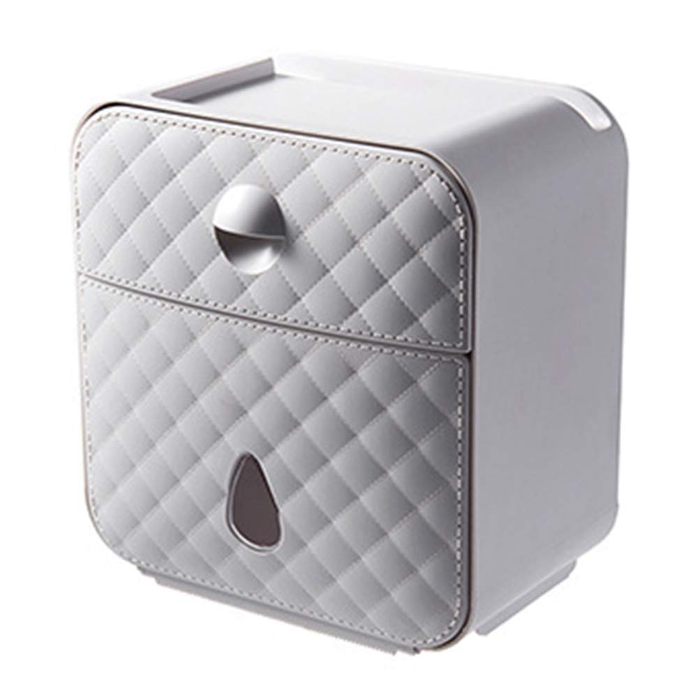 Ritioneer No-Drilling Wall Mounted Paper Towel Dispenser & Toilet Tissue Holder - Space-Saving Kitchen & Bathroom Organizer for Paper Towels, Garbage Bags & Home Essentials