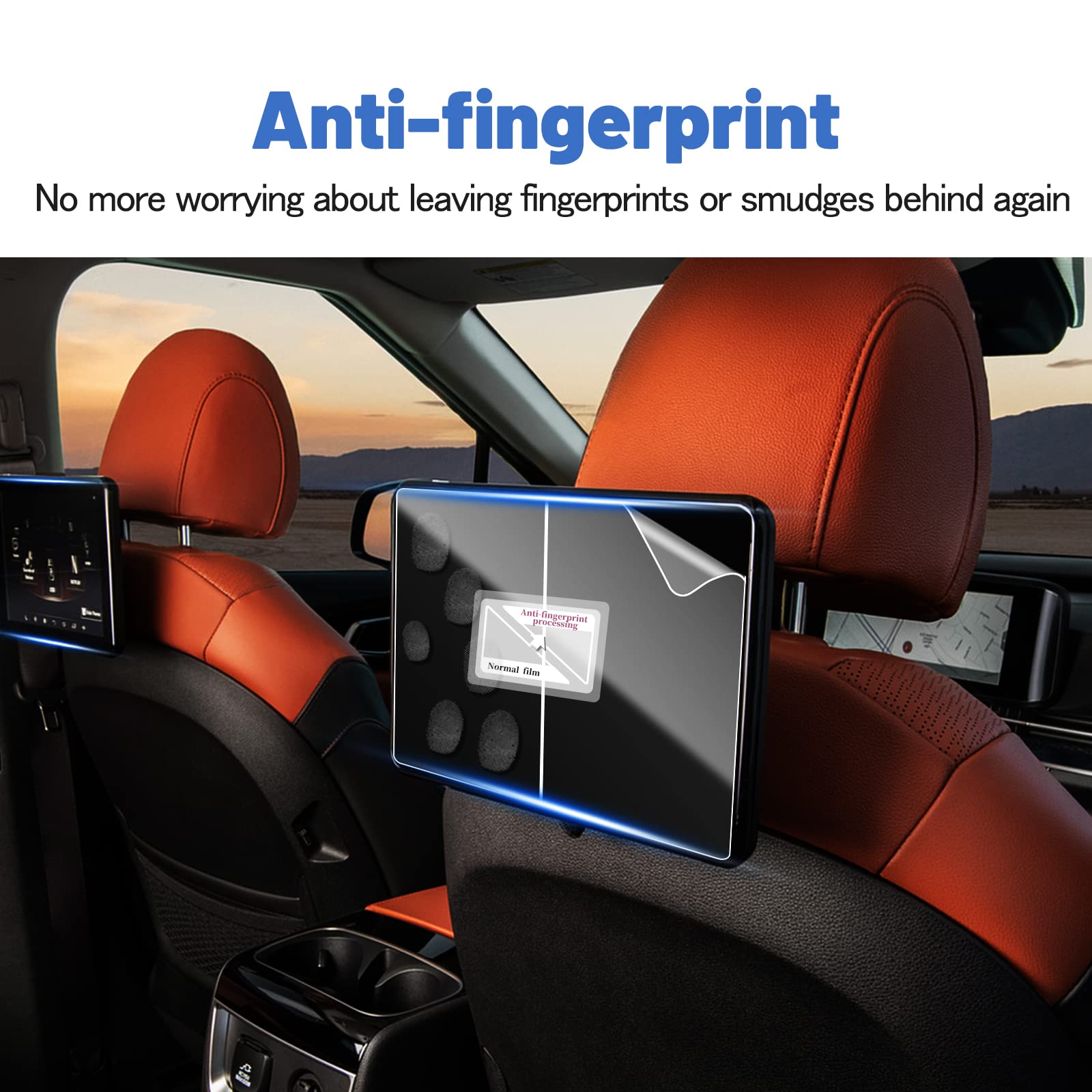2022-2024 Kia Carnival Screen Protector | HD Clear Anti-Scratch Back Seat TV Touch Screen Protector for Kia Carnival KA4 | Perfect for Road Trips & Family Entertainment