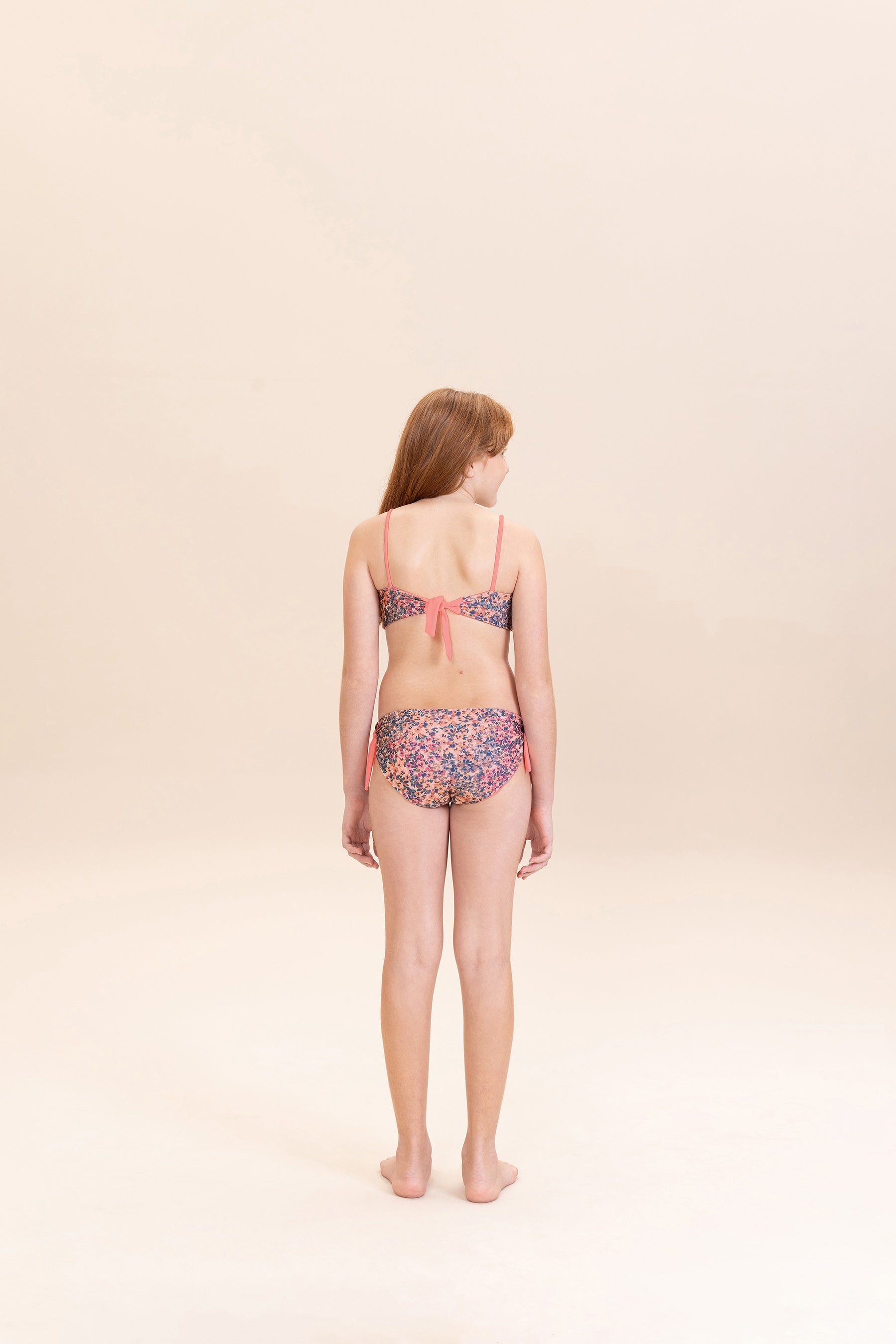 Reversible Kids Bandeau Bikini - Adjustable Swimwear for Girls, UPF 50+ Sun Protection - Perfect for Beach, Pool & Summer Vacation