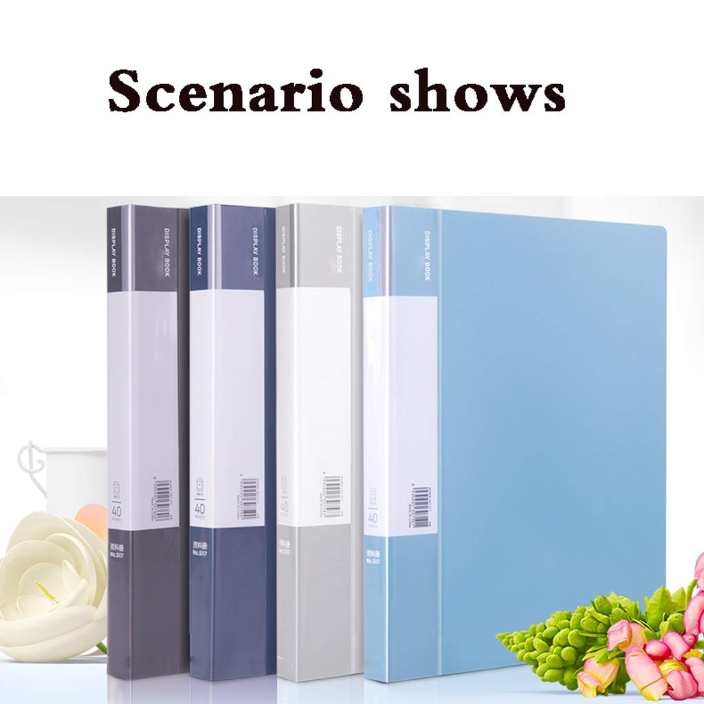 A4 Expanding File Folders 80 Pockets - Navy Blue Plastic Document Organizer for School Office & Home | Portable Archive Box for Paperwork, Receipts, Bills & Important Documents Storage