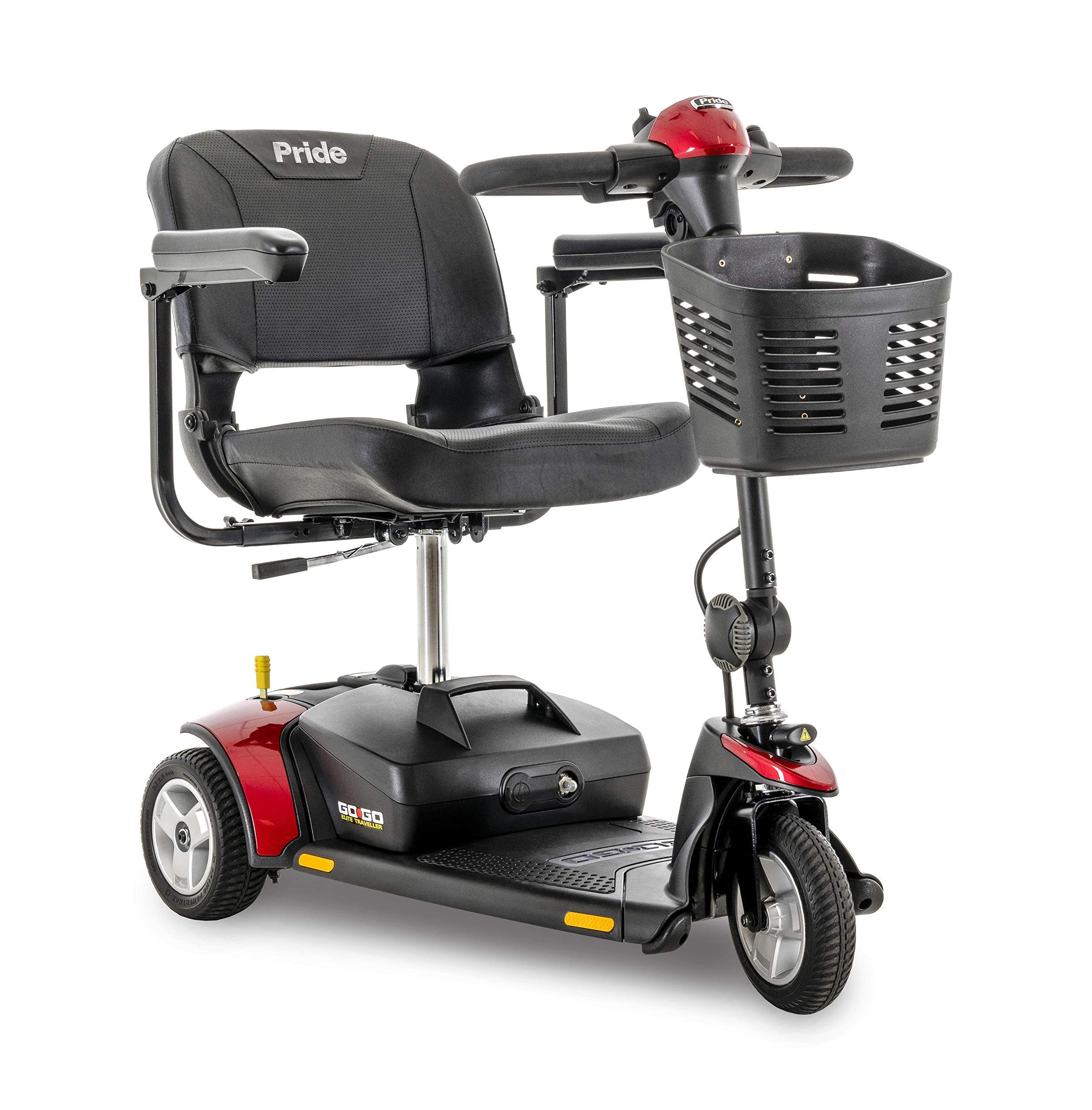 Go Go Elite Traveler 3 Wheel Mobility Scooter - Lightweight Folding Electric Scooter for Seniors & Adults - Perfect for Travel, Shopping & Outdoor Adventures