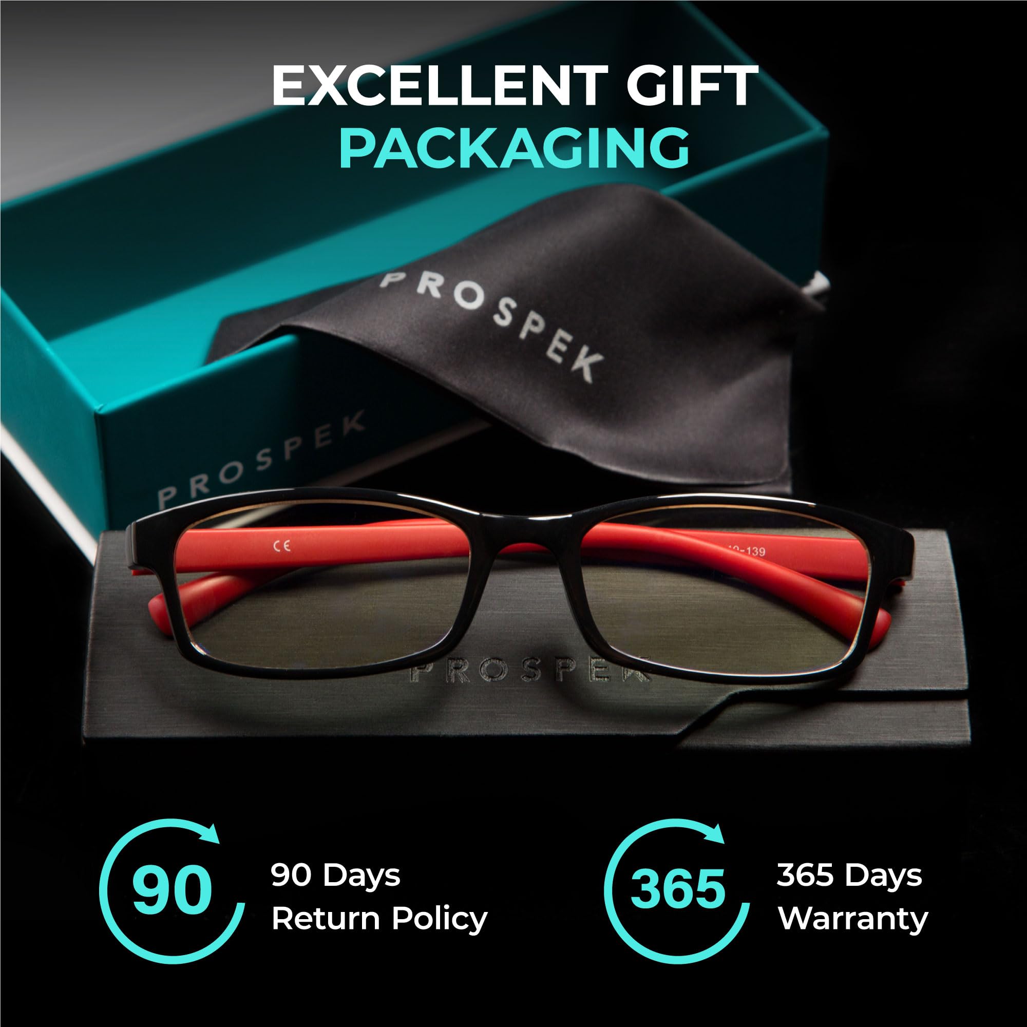 Blue Light Reading Glasses 2.00 for Men & Women - Anti Eyestrain for Computer Use