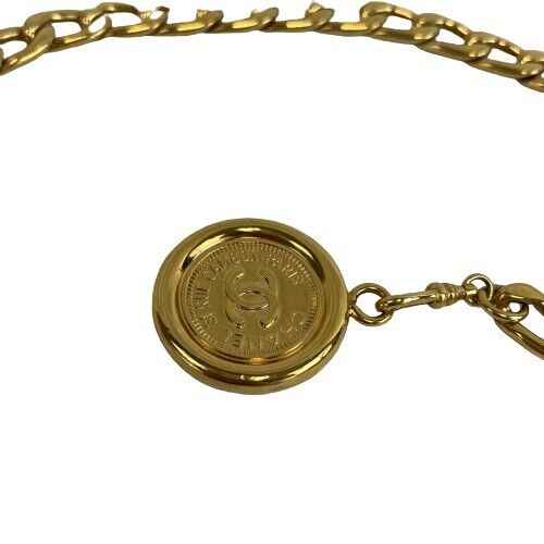 Vintage Chanel Gold Plated Cambon 31 Rue Coin 3 Row Chain Belt - Luxury Designer Waist Belt for Women, Perfect for Parties, Weddings & Special Occasions