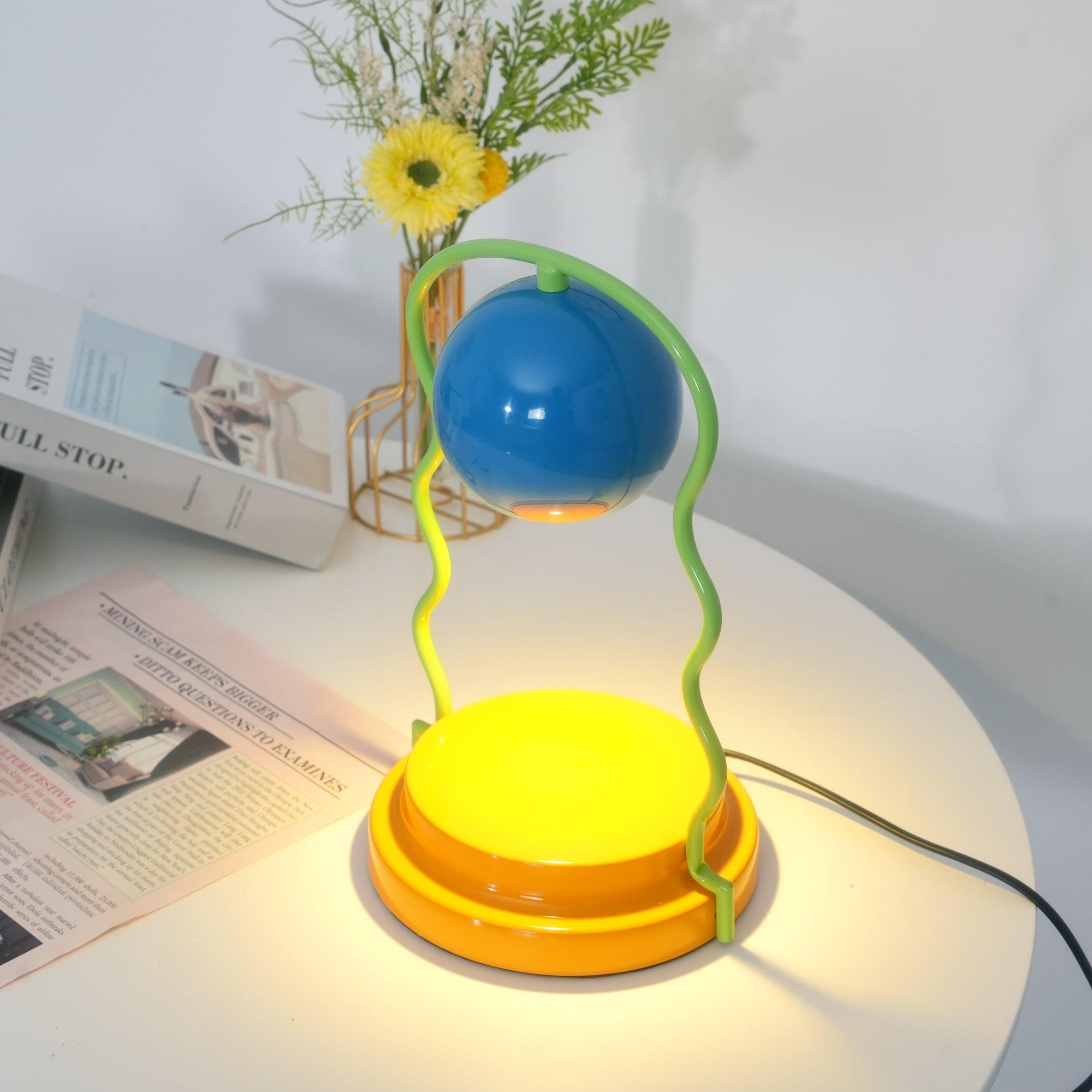 Squiggle Bright LED Table Lamp - Modern Desk Light for Home Office, Bedroom & Living Room - Perfect for Reading, Studying & Decor