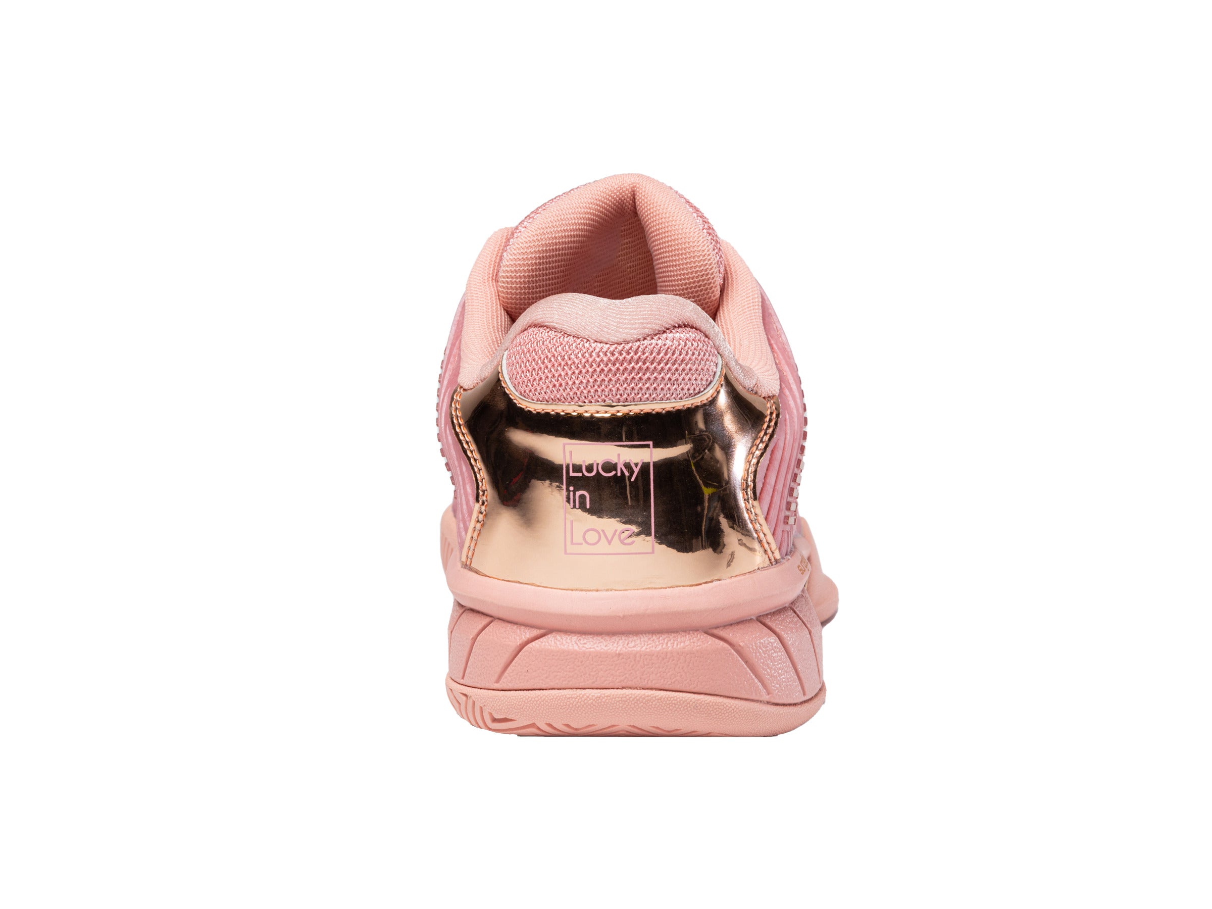 Hypercourt Express 2 Lucky in Love Tennis Shoes - Mellow Rose/Rose Gold Women's Athletic Sneakers for Court Sports & Casual Wear
