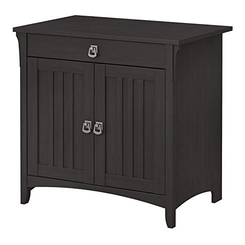 Scranton & Co Salinas Secretary Desk with Keyboard Tray & Cabinet - Home Office Furniture for Small Spaces, Writing & Computer Work