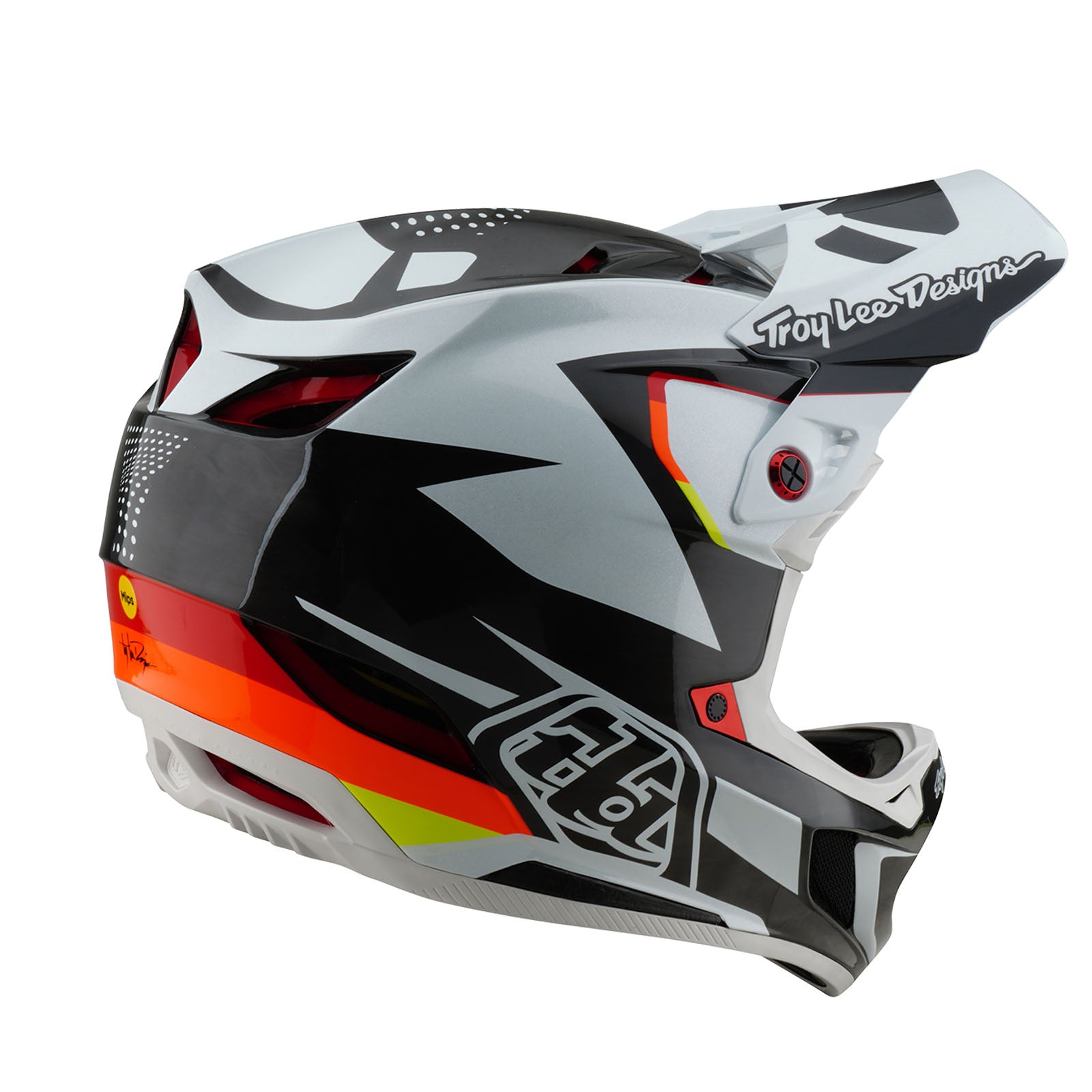 D4 Carbon Fiber Motorcycle Helmet with Optic Black Finish - Lightweight & Durable for Racing, Street Riding & Safety Protection