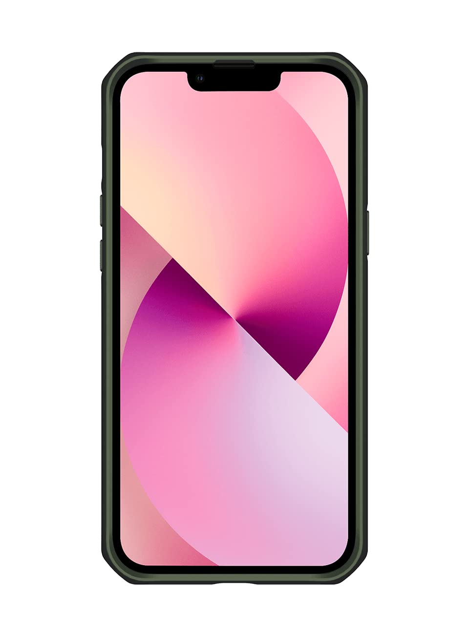 ITSKINS Hybrid Ballistic Protective Phone Case for iPhone 13 - Slim Shockproof Military-Grade Cover with Anti-Slip Grip | Olive Green | Perfect for Outdoor Adventures, Construction Work & Extreme Sports Protection