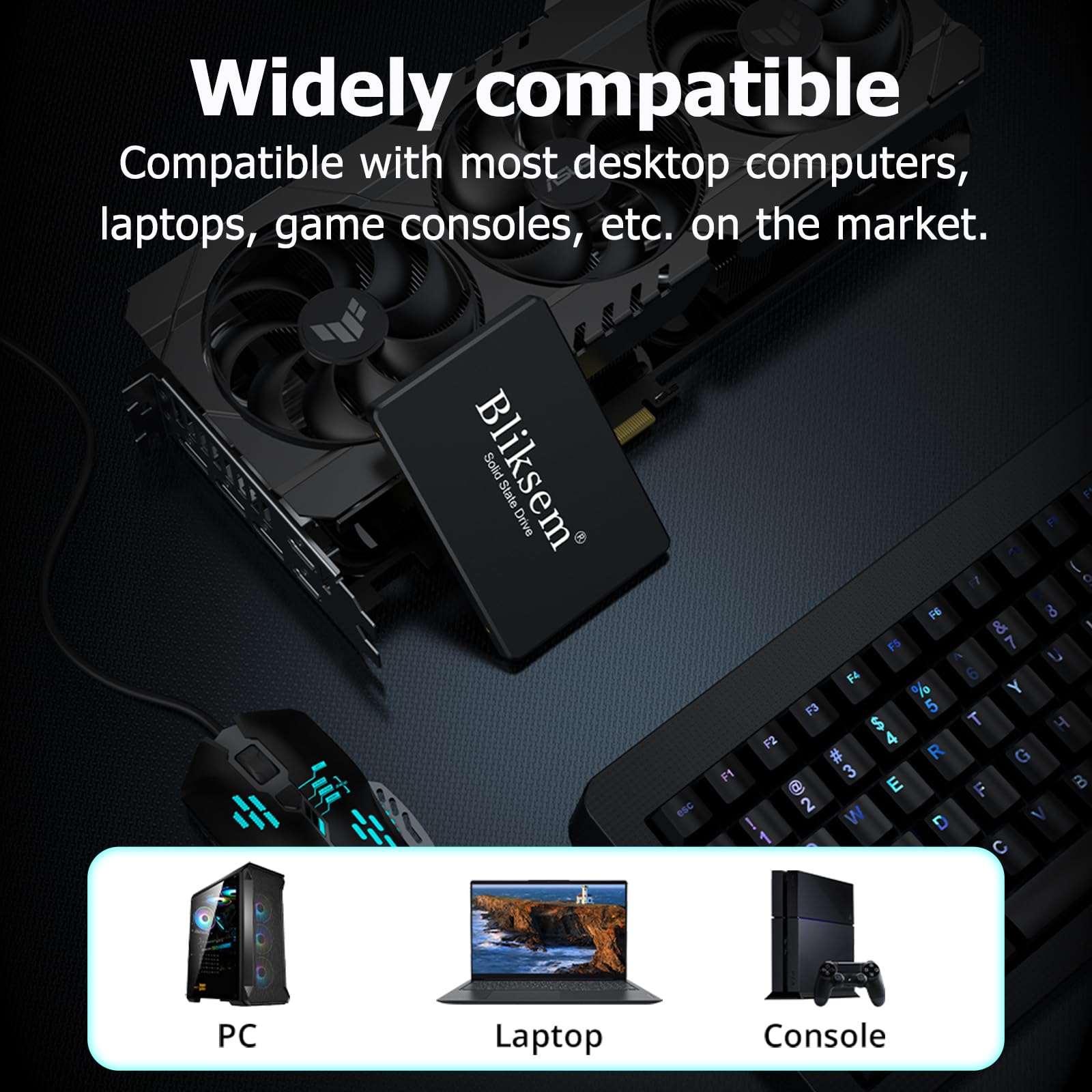 Bliksem 512GB SSD SATA III 6Gb/s 2.5