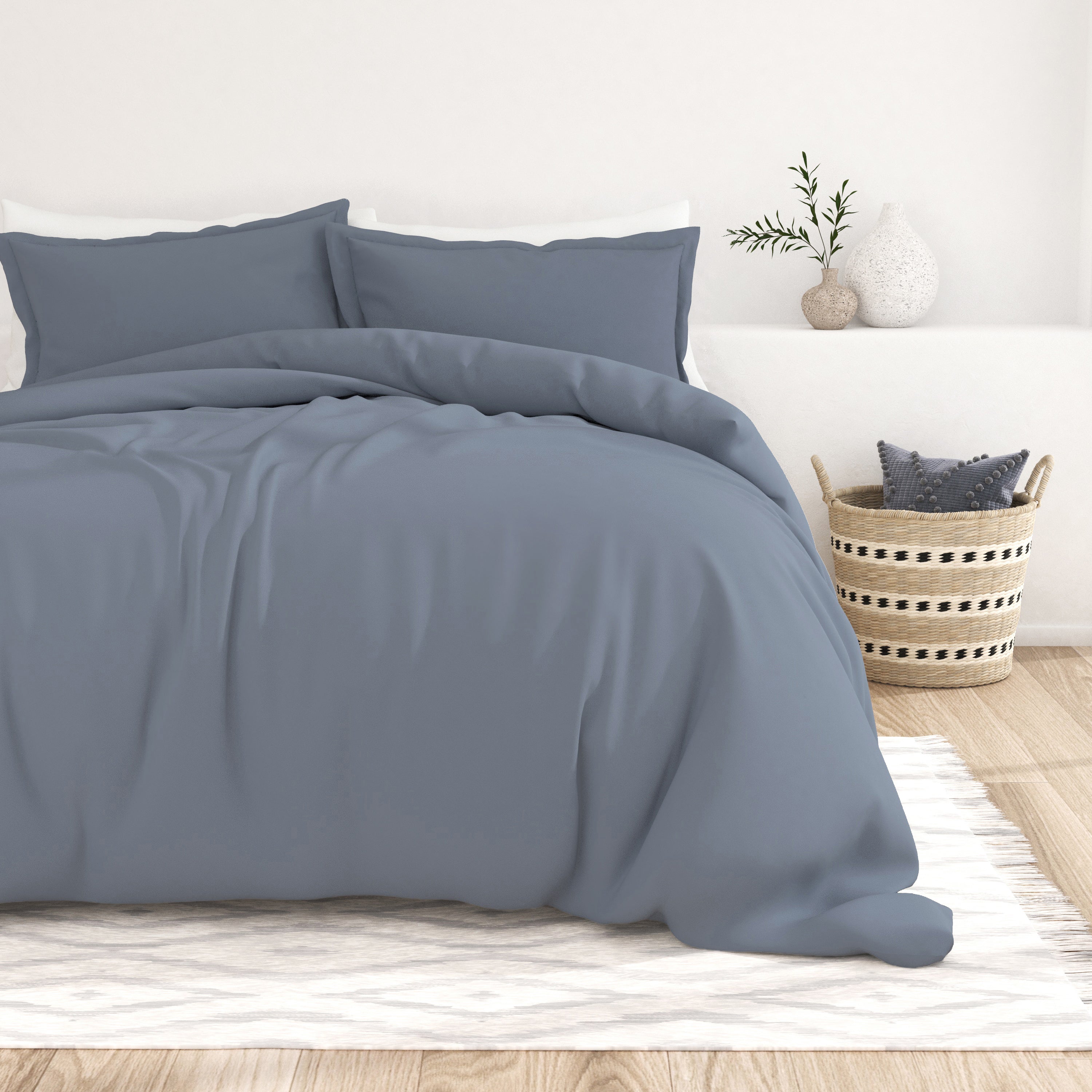 Premium 3-Piece Duvet Cover Set - Soft & Breathable Bedding for All Seasons | Perfect for Master Bedroom, Guest Room & Dorm Decor