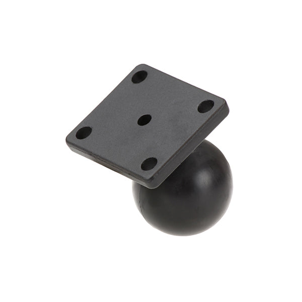 RAM 2 x 1.7 Inch Base with 1.5 Inch Ball Mount & Universal AMPs Hole Pattern (RAM 347U) - Perfect for Marine, RV, Motorcycle & ATV Accessories Mounting