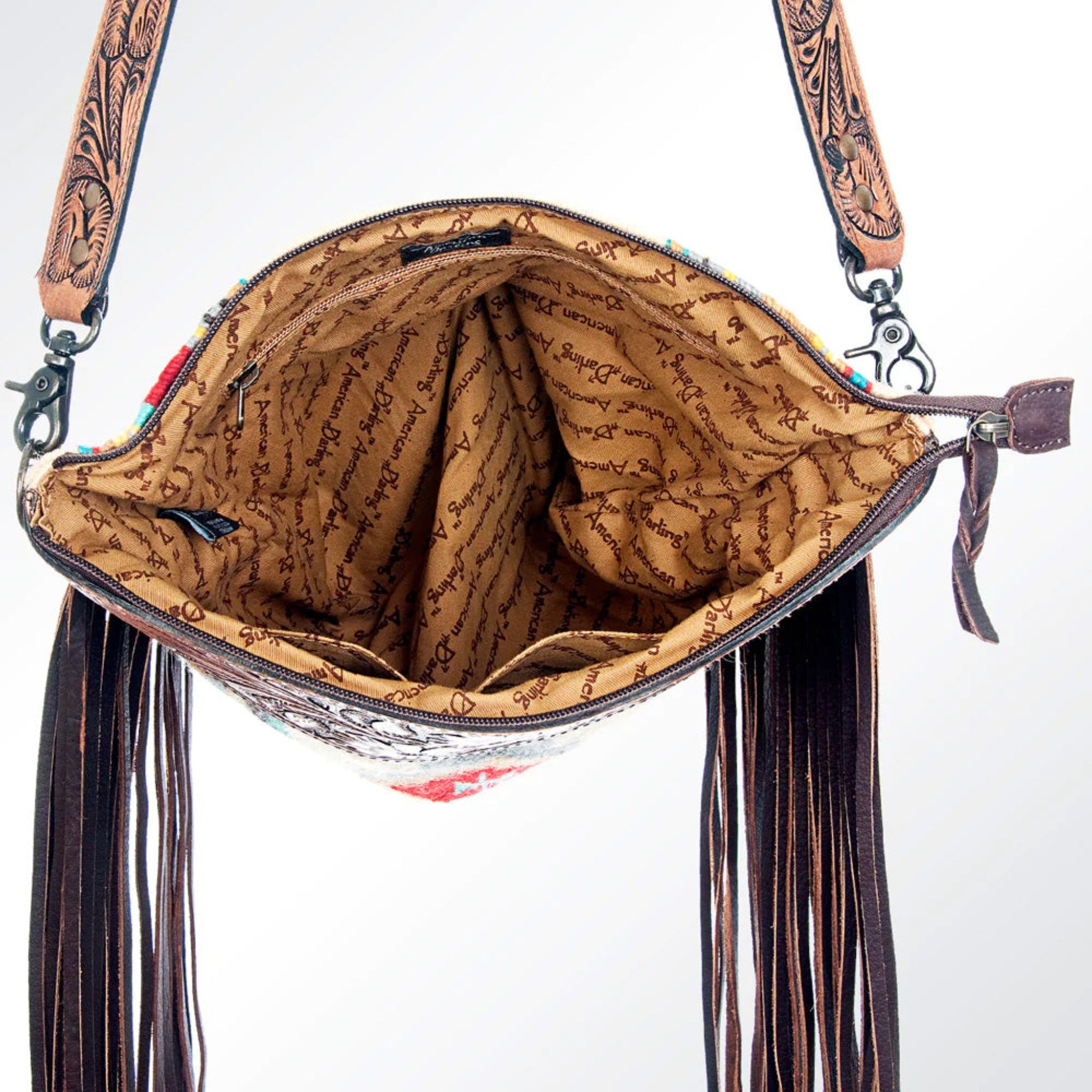 American Darling Saddle Blanket Crossbody Bag - Stylish Western Leather Shoulder Purse for Women | Perfect for Rodeo, Country Concerts & Cowgirl Fashion