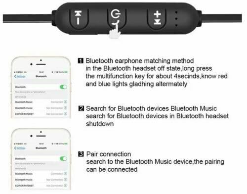 Wireless Bluetooth Headphones with Microphone, Extra Bass Sports Earbuds for Gym, Running, Workout - Sweatproof & Noise Cancelling In-Ear Neckband Headphones (Silver) - Perfect for Outdoor Activities, Travel & Commuting