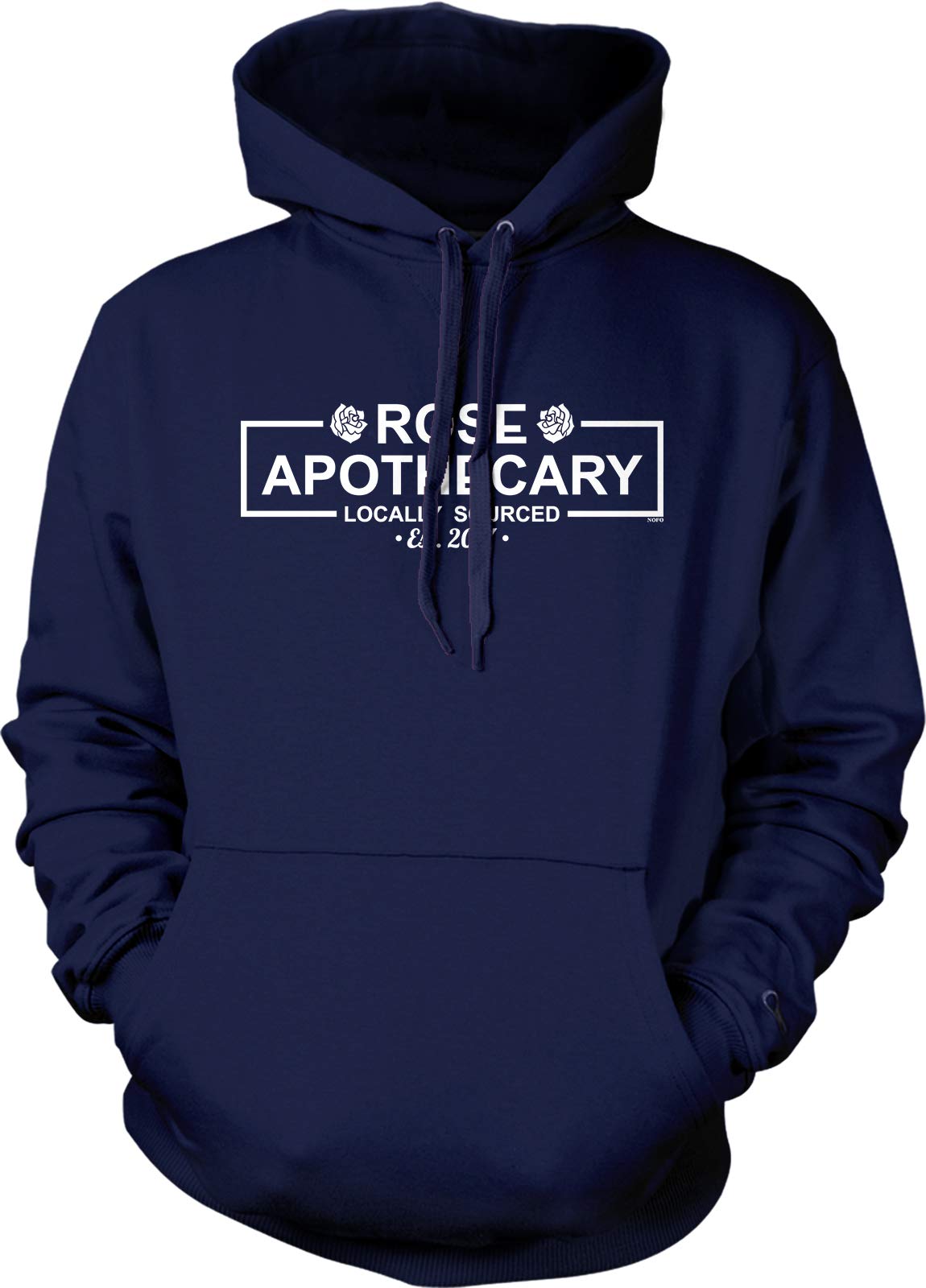Rose Apothecary Premium Hooded Sweatshirt | Locally Sourced Organic Cotton | Unisex Pullover Hoodie | Cozy Loungewear for Home & Outdoors | Est. 2017