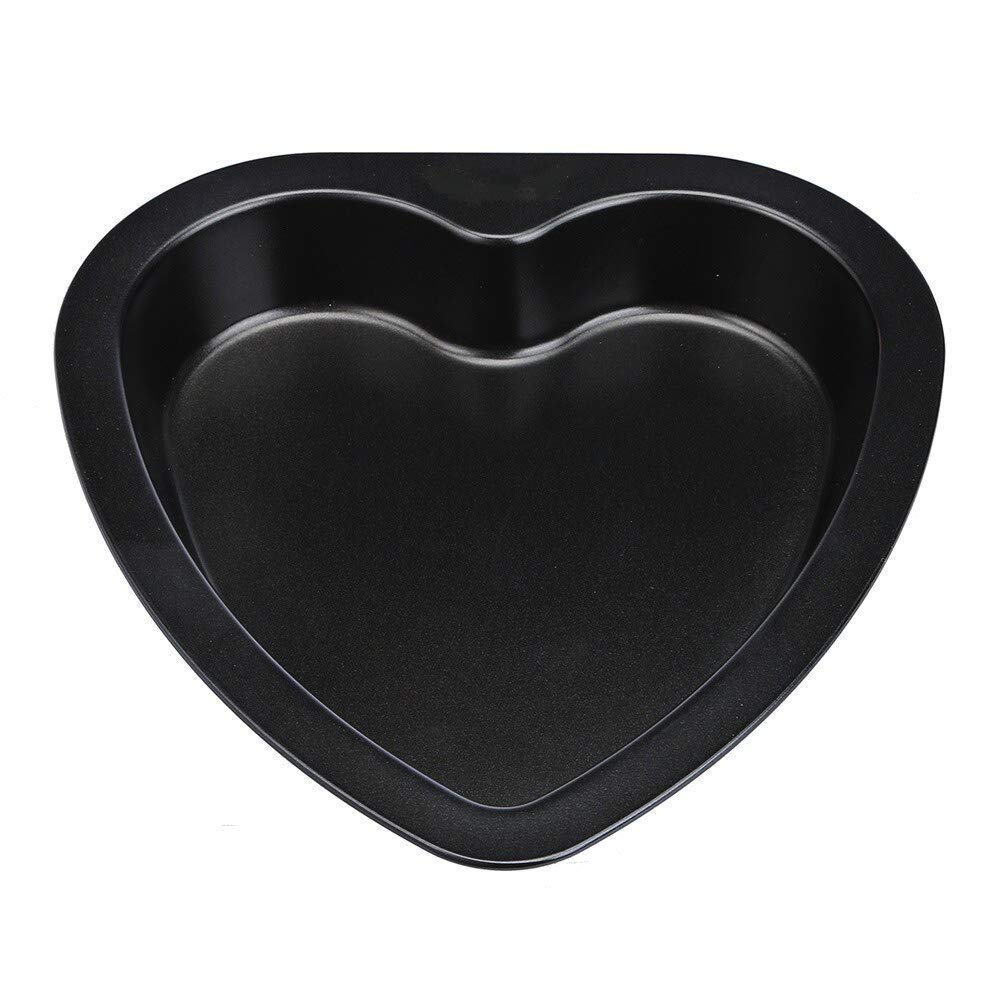 Casa Azul 9-Inch Heart Cake Pan - Non-Stick Carbon Steel Bakeware for Baking Cakes, Bread, Pizza & Cookies - Deep Dish Ovenware Mold - Perfect for Valentine's Day, Anniversaries & Romantic Baking
