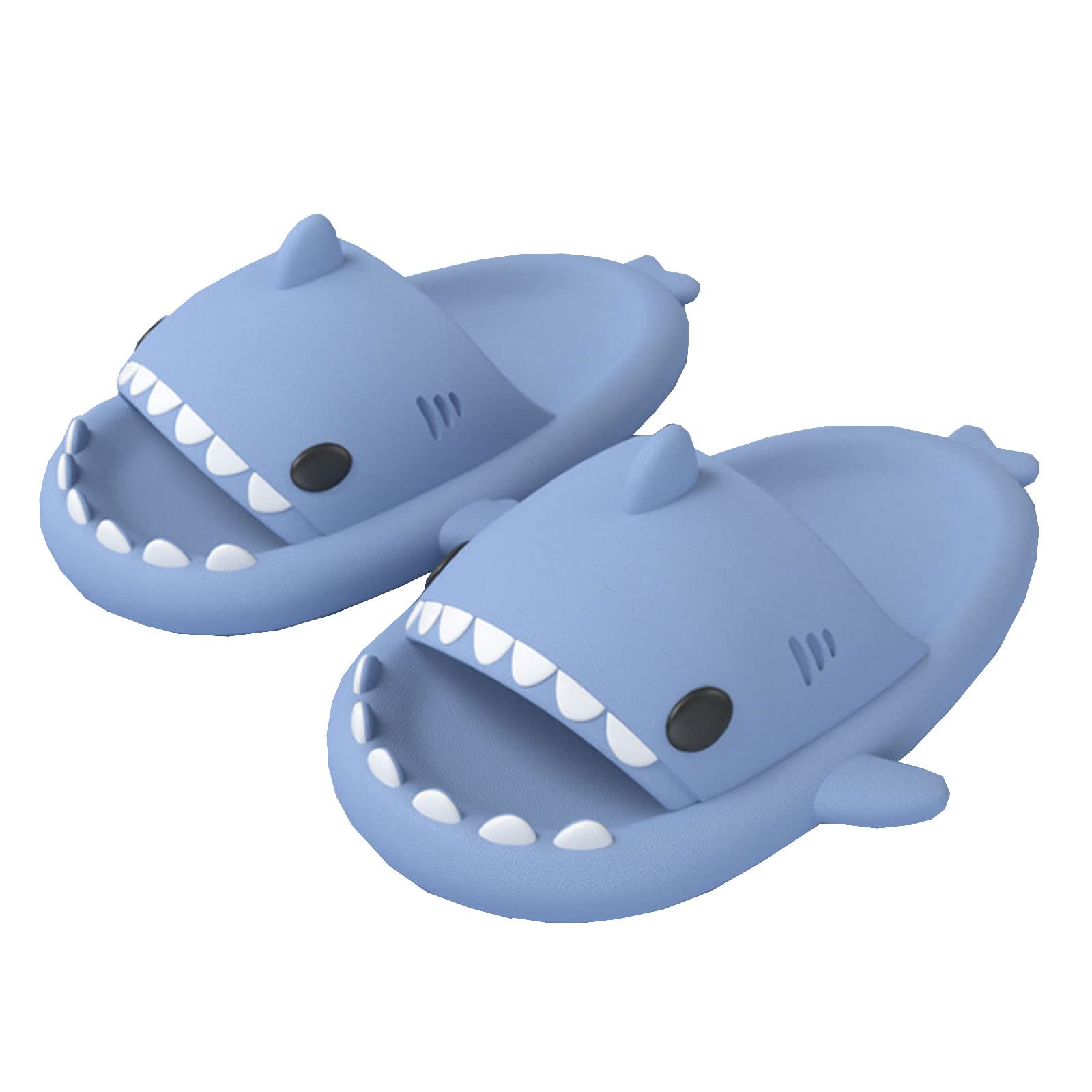 Comfy Shark Slippers for Women & Men - Non-Slip Open-Toe Slides, Bathroom Clogs & Beach Sandals - Perfect for Summer, Poolside & Indoor Use