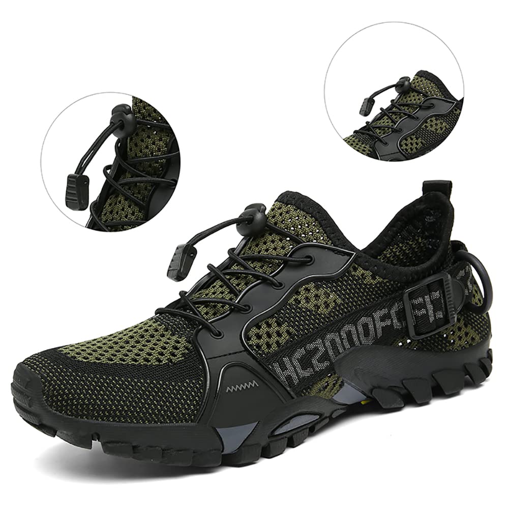 **Men's & Women's Quick-Drying Water Shoes for Hiking, Beach, Travel & Outdoor Activities - Lightweight Aqua Shoes for Walking, Trekking & Climbing**    *Perfect for beach vacations, river hikes, water sports, and outdoor adventures!*