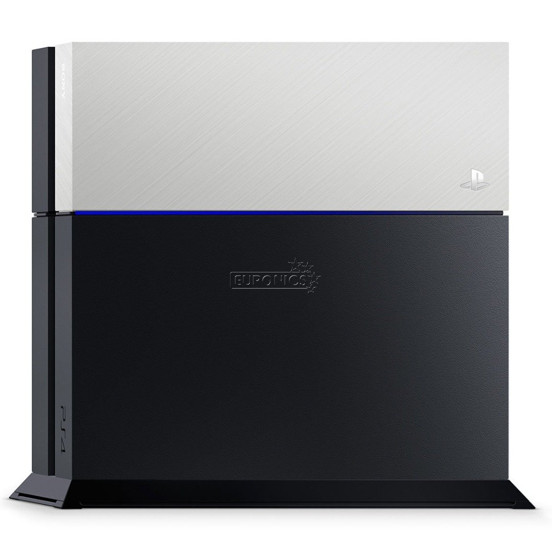 Custom PlayStation 4 Console Cover - Silver Limited Edition for Gaming Enthusiasts | Perfect for Gaming Setups, Collectors & Special Gifts