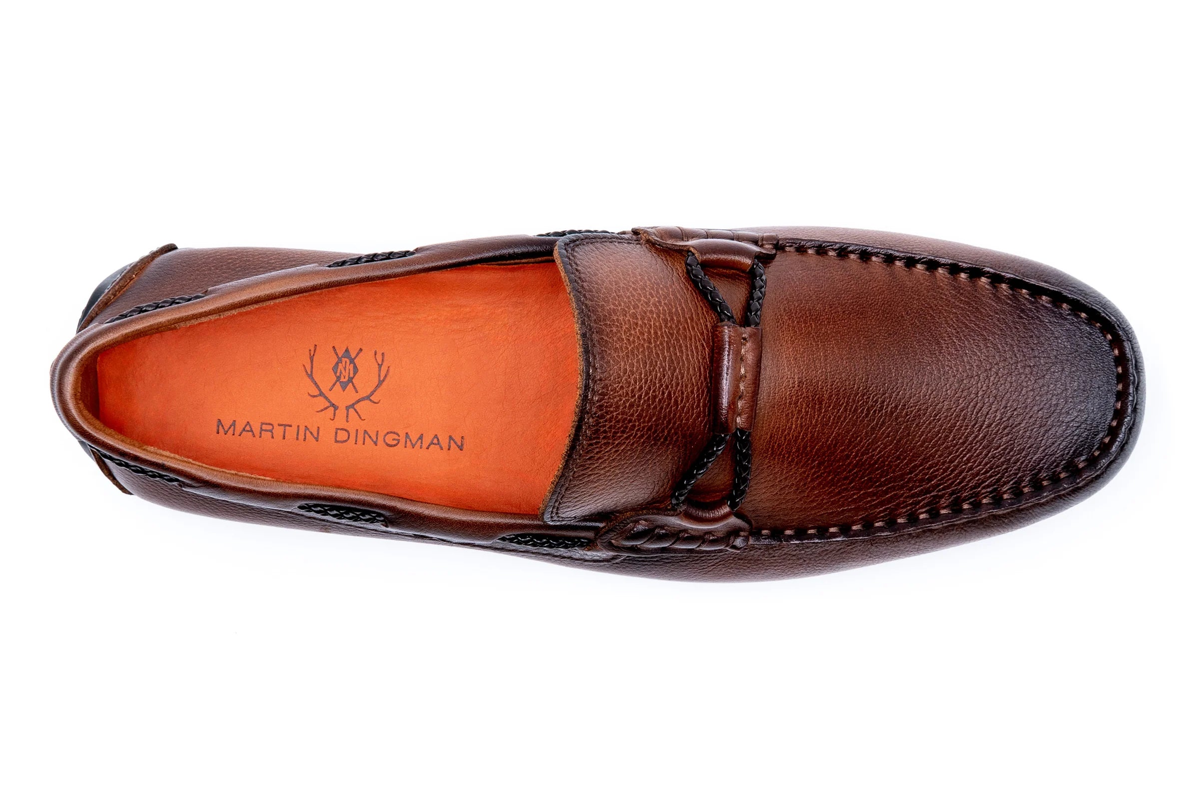 Martin Dingman Bourbon Bermuda Braid Loafer - Premium Men's Slip-On Shoes for Business Casual & Formal Wear