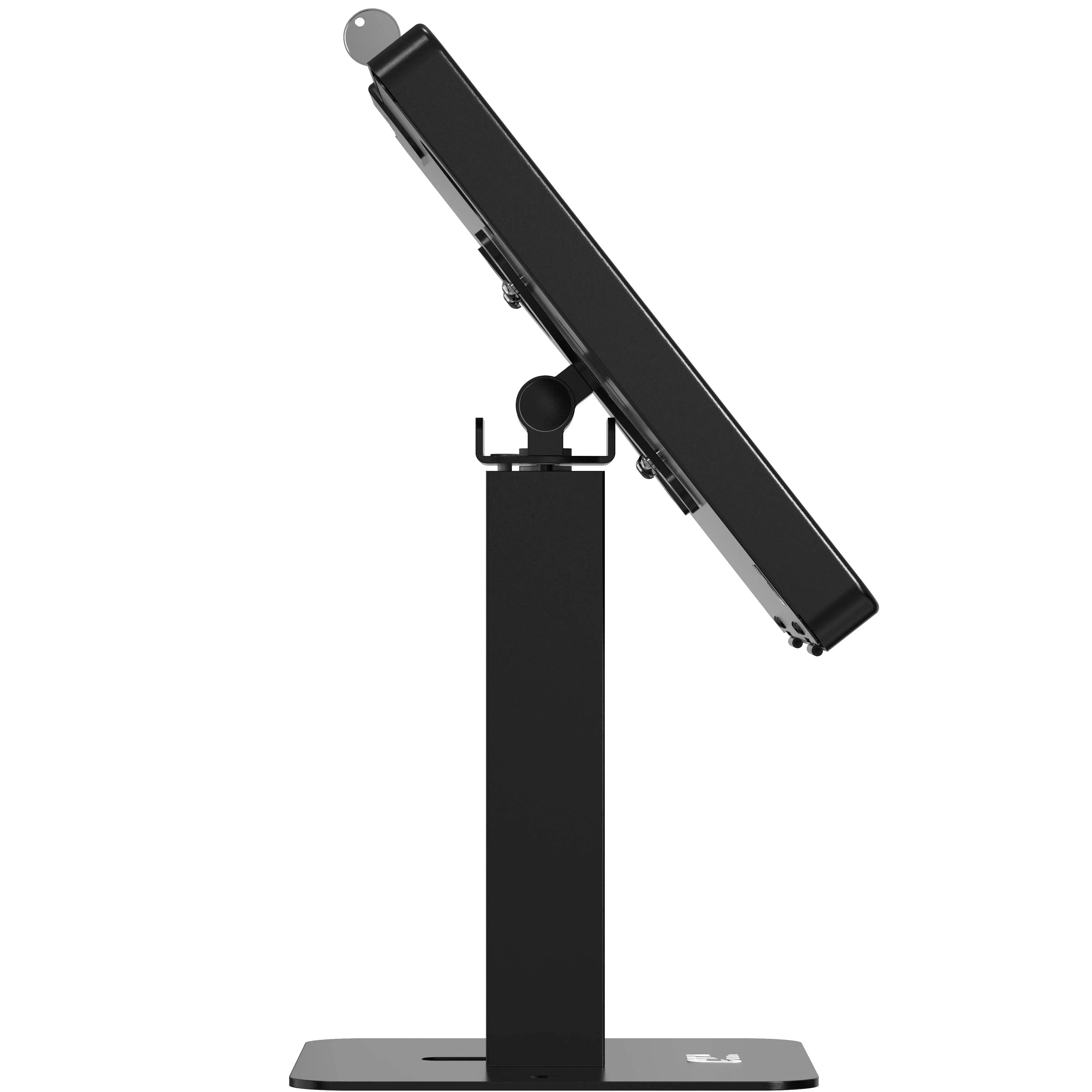 Premium 360° Rotating Monitor Desk Mount with Secure Locking Enclosure - Perfect for Home Office, Gaming Setup & Workspace Organization