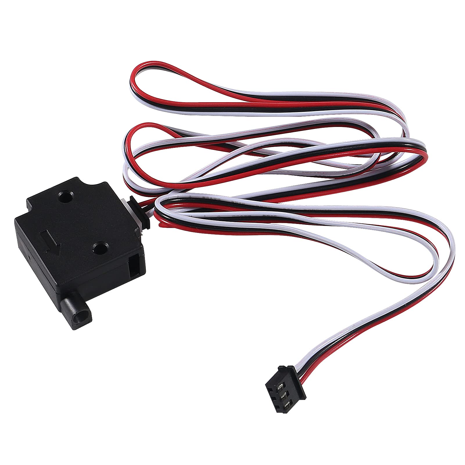 1.75mm Filament Break Detection Sensor Module with 1M Cable - 3D Printer Accessories for Extruder Material Run-Out Detector (Black) | Perfect for Continuous Printing & Preventing Failed Prints