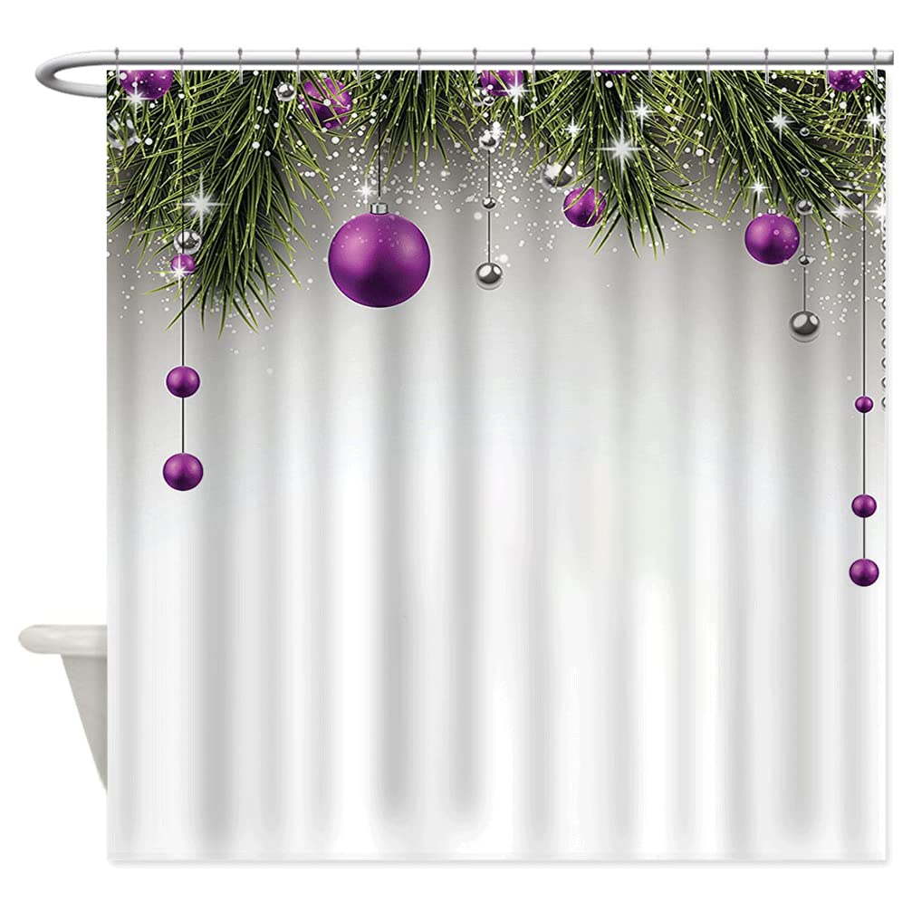 Waterproof Fabric Bath Shower Curtain 55