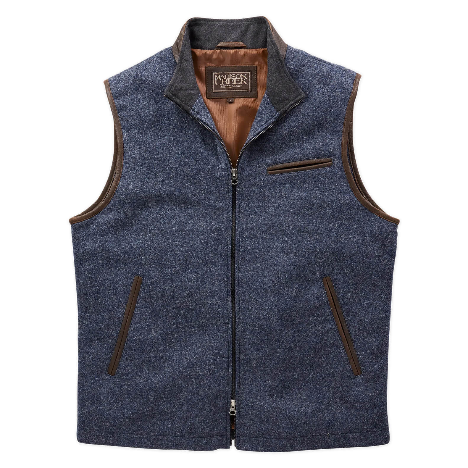 **Madison Creek Asheville Wool Vest for Men & Women - Warm Winter Layering, Outdoor Hiking & Casual Style**