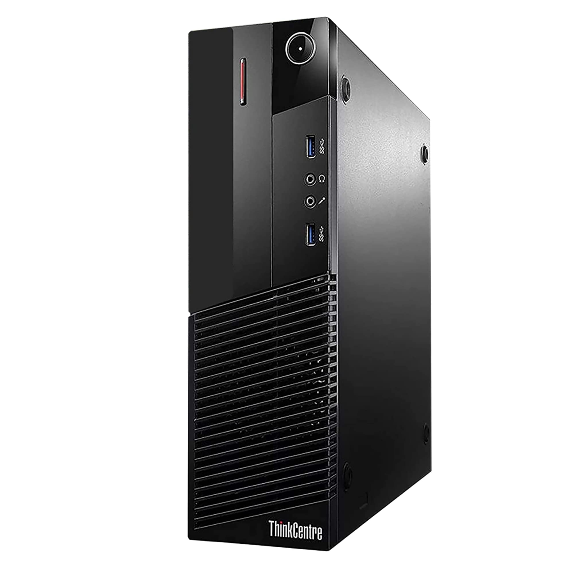 Renewed Lenovo SFF Desktop PC - Intel Core i7 3.4GHz, 16GB RAM, 128GB SSD + 2TB HDD, WiFi, Bluetooth, Win 10 Pro with 24