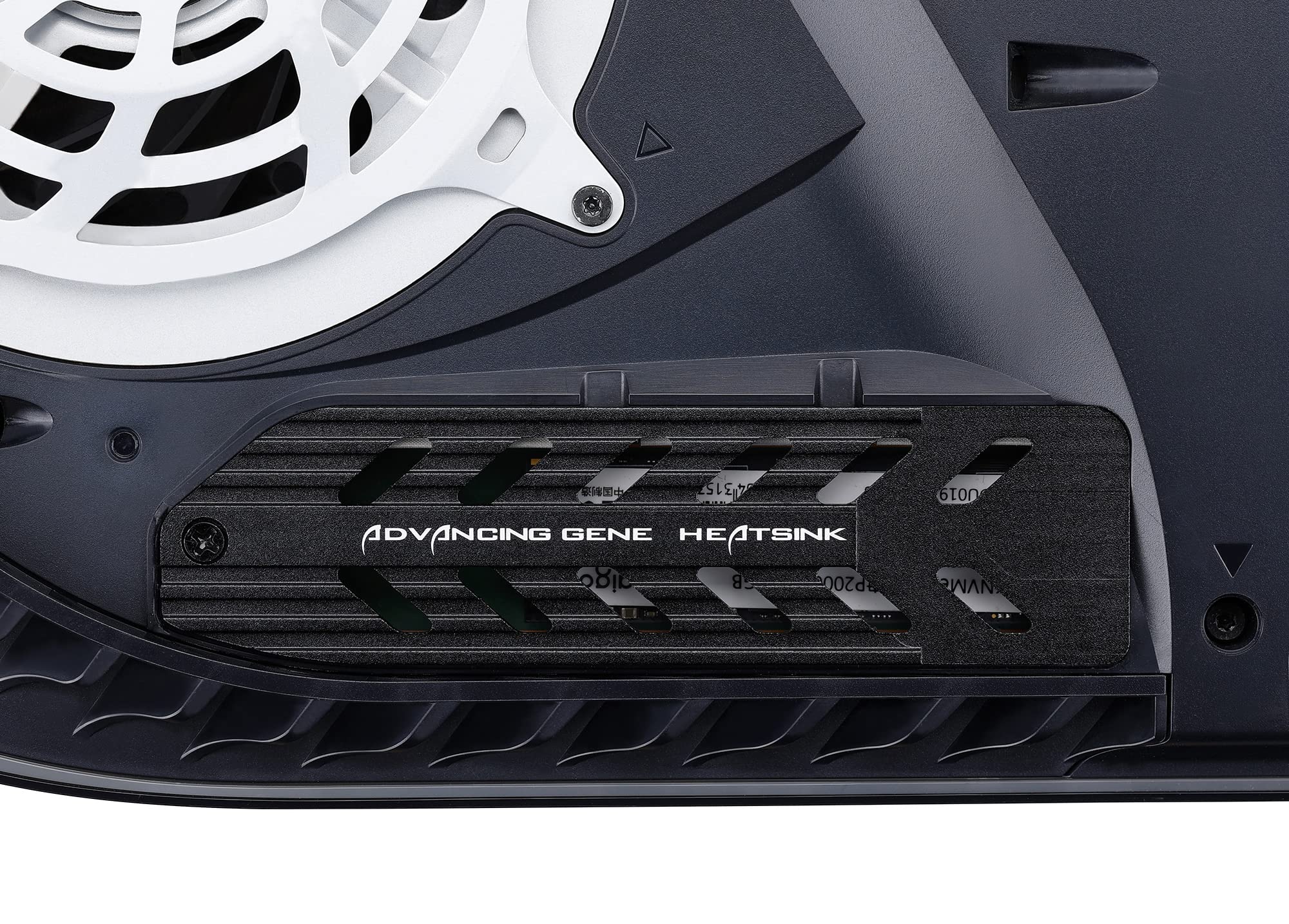 High-Performance M.2 NVMe Heatsink for PS5 Console - Black | SSD Cooling Solution for Gaming & 4K Streaming