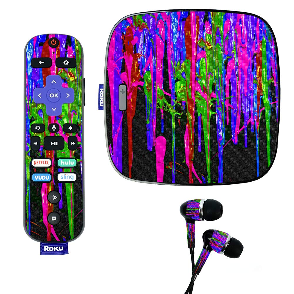 Carbon Fiber Skin for Roku Ultra - Durable Protective Cover for Home Entertainment