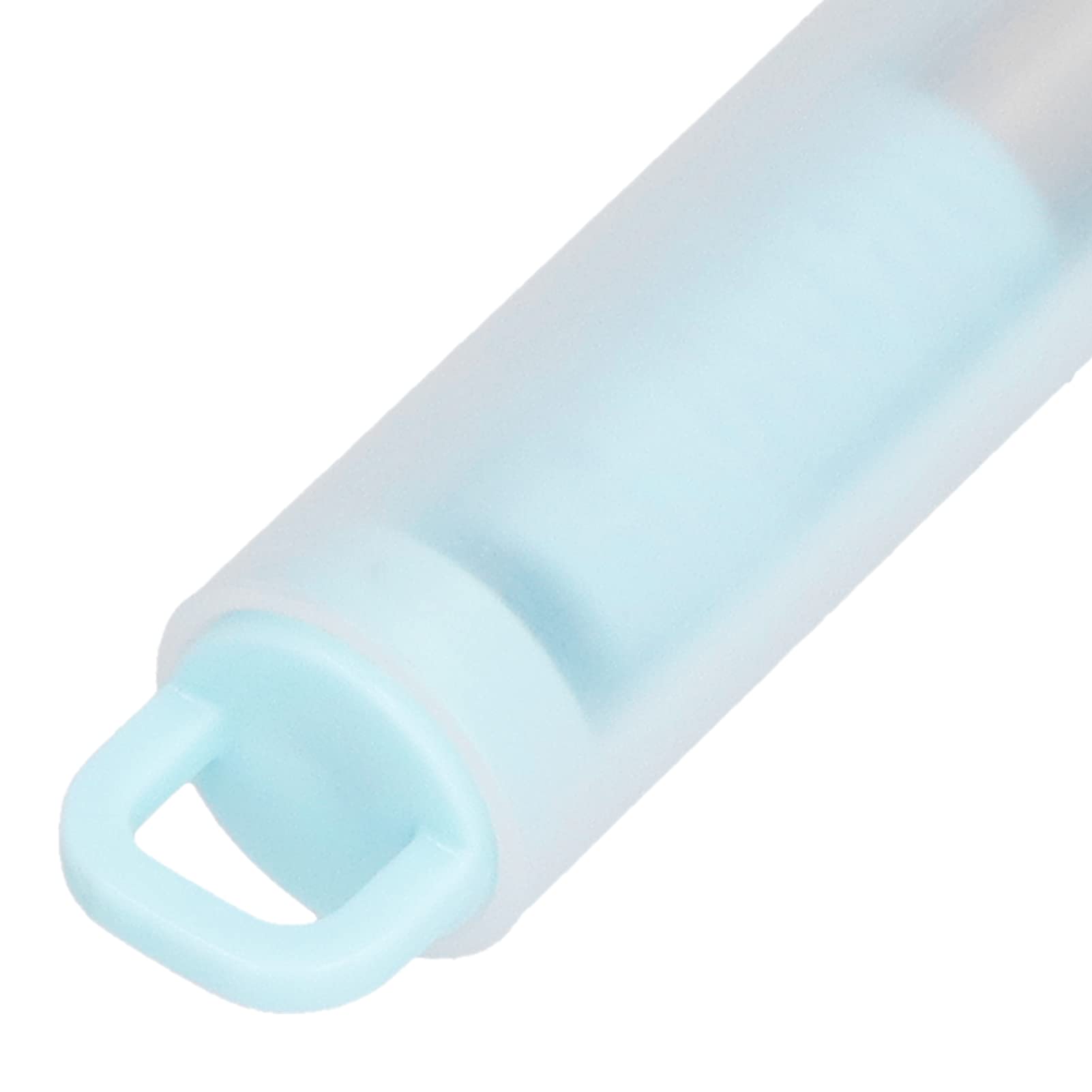 Eco-Friendly Stainless Steel Drinking Straws - Portable, Collapsible & Reusable with Cleaning Brush - BPA Free for Coffee, Tea, Water - Perfect for Travel, Camping & Home Use (Blue)