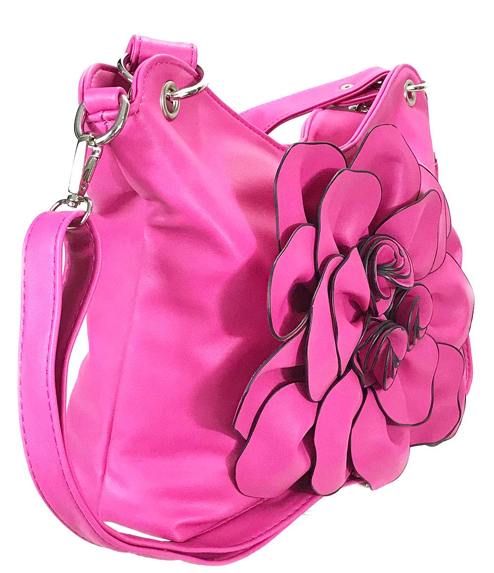 Stylish Big Flower Purse for Women - Fashionable Floral Handbag for Daily Use, Parties & Special Occasions