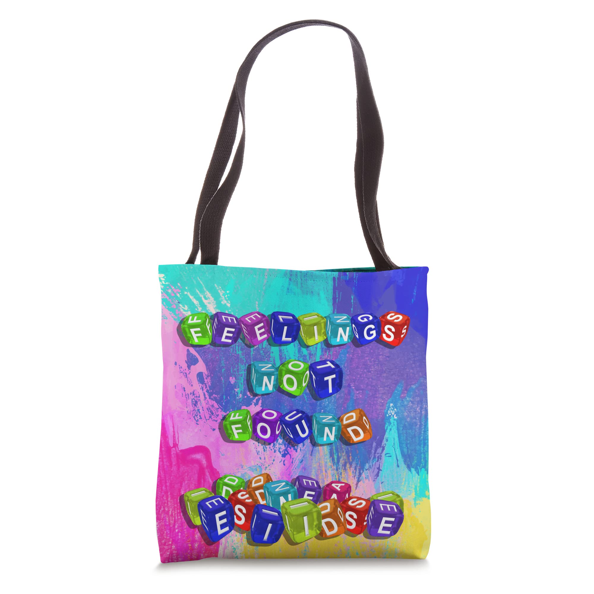 Kidcore Aesthetic Feelings Tote Bag for School & Travel