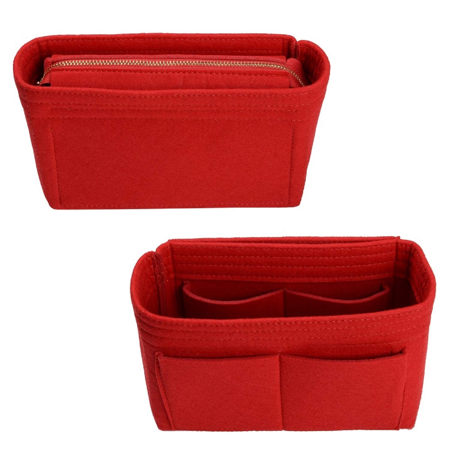 ZTUJO Purse Organizer Insert for LV NeoNoe Noé Series - 2 Pack Set | Handbag Organizer with Multiple Pockets | Perfect for Travel, Work & Everyday Use
