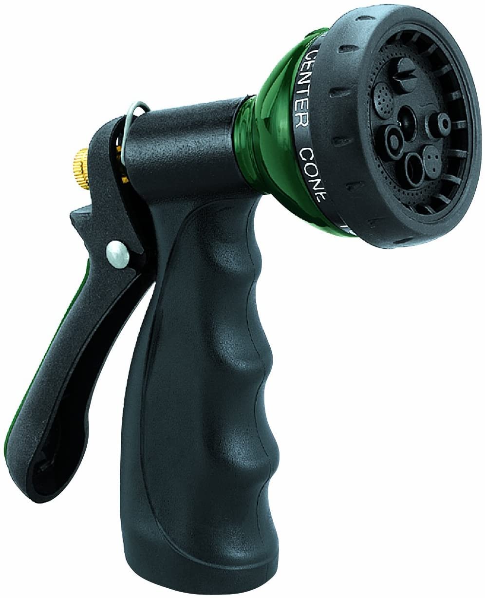 Orbit Adjustable 7-Pattern Water Spray Nozzle - Heavy Duty Garden Hose Nozzle (10 Pack) - Perfect for Lawn Care, Gardening, Car Washing & Outdoor Cleaning