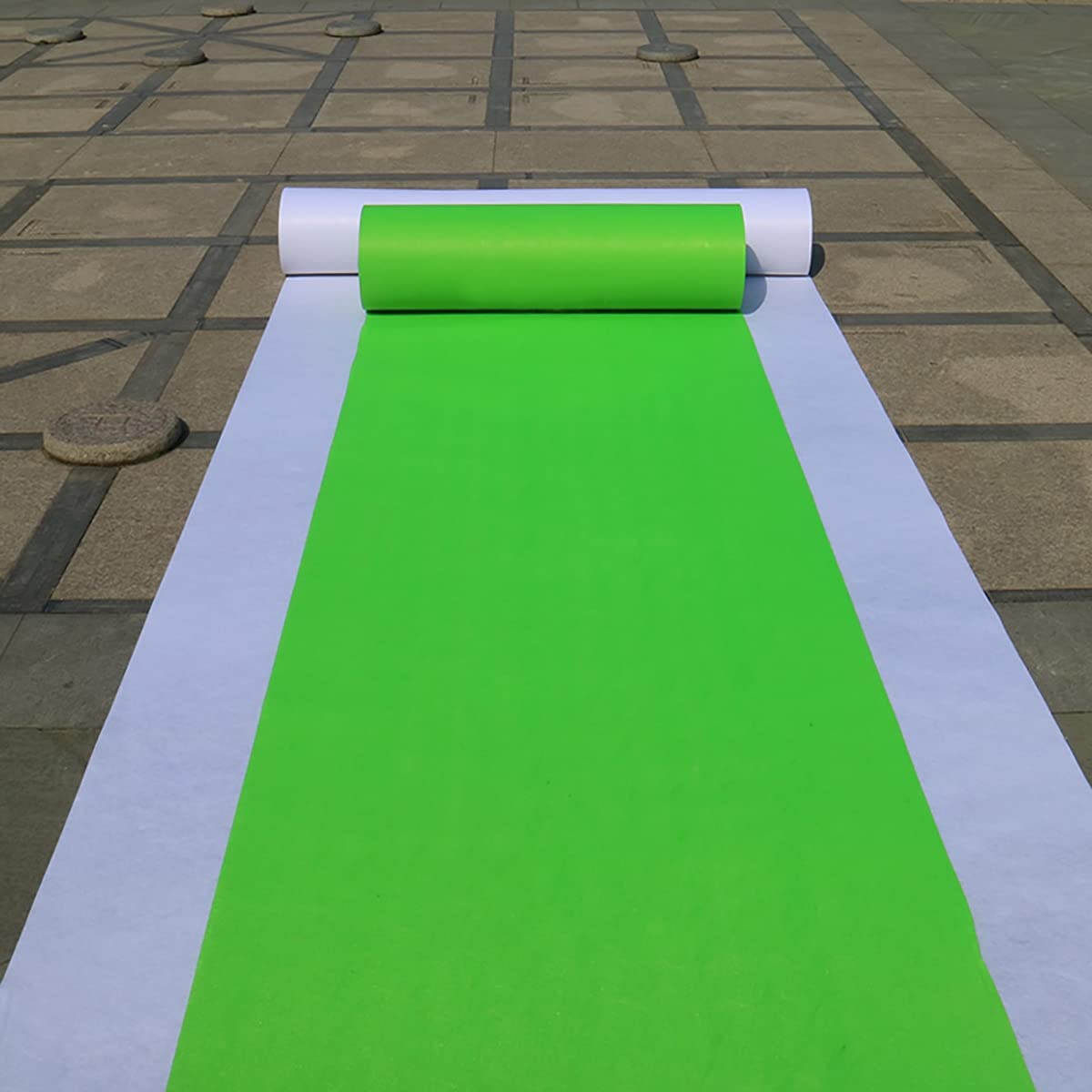Premium Green Aisle Runner Carpet - 47
