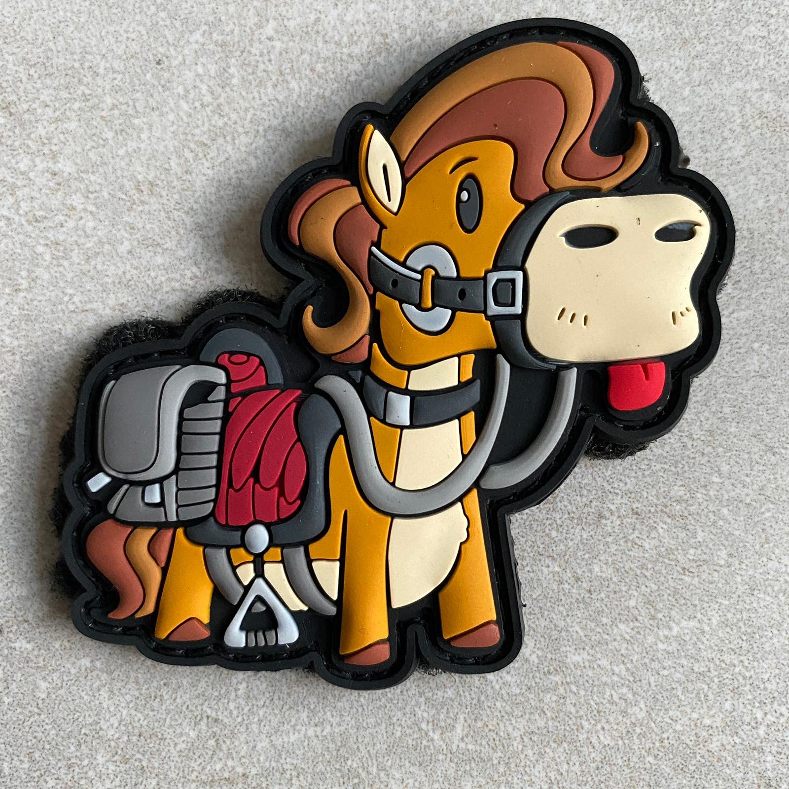 Kids Patch #12 Pony Rubber - Cute Horse Design Iron-On/Sew-On Patches for Children's Clothing, Backpacks & DIY Crafts - Perfect for School Uniforms, Jeans & Denim Jackets