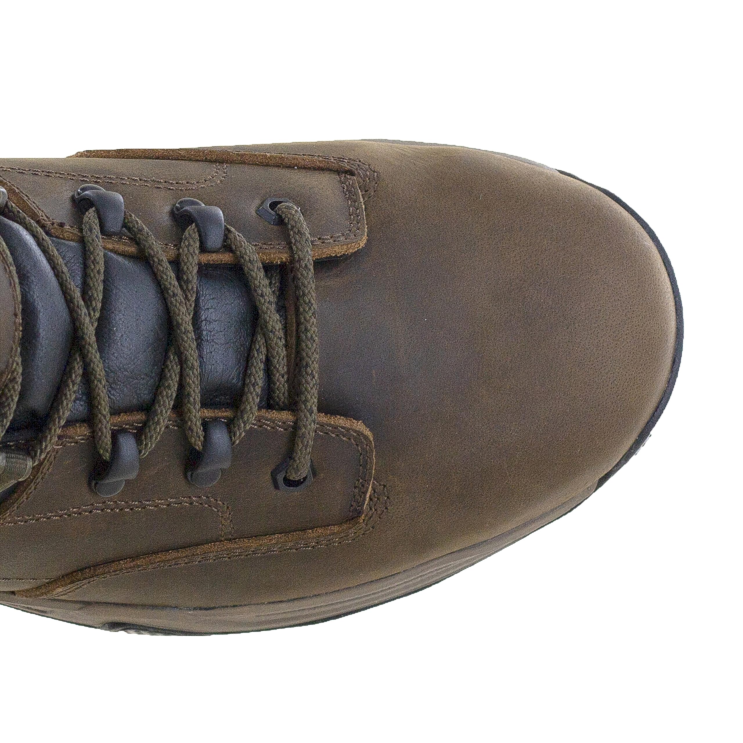 Northside Men's Garner Mid CT Composite Toe Waterproof Work Boots - Electrical Hazard & Slip Resistant, Oil Resistant Safety Shoes with Memory Foam Insole - Full Grain Leather & EVA Midsole - Ideal for Construction, Warehouse & Outdoor Work