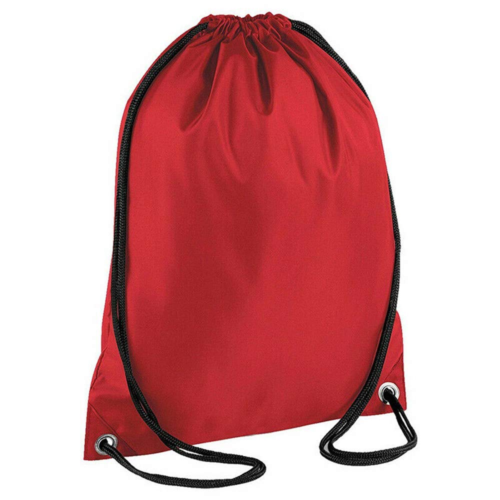 Waterproof Drawstring Backpack - Lightweight Gym Sack for School, Sports & Travel - Durable Polyester Sports Bag for Workouts, Beach & Outdoor Activities