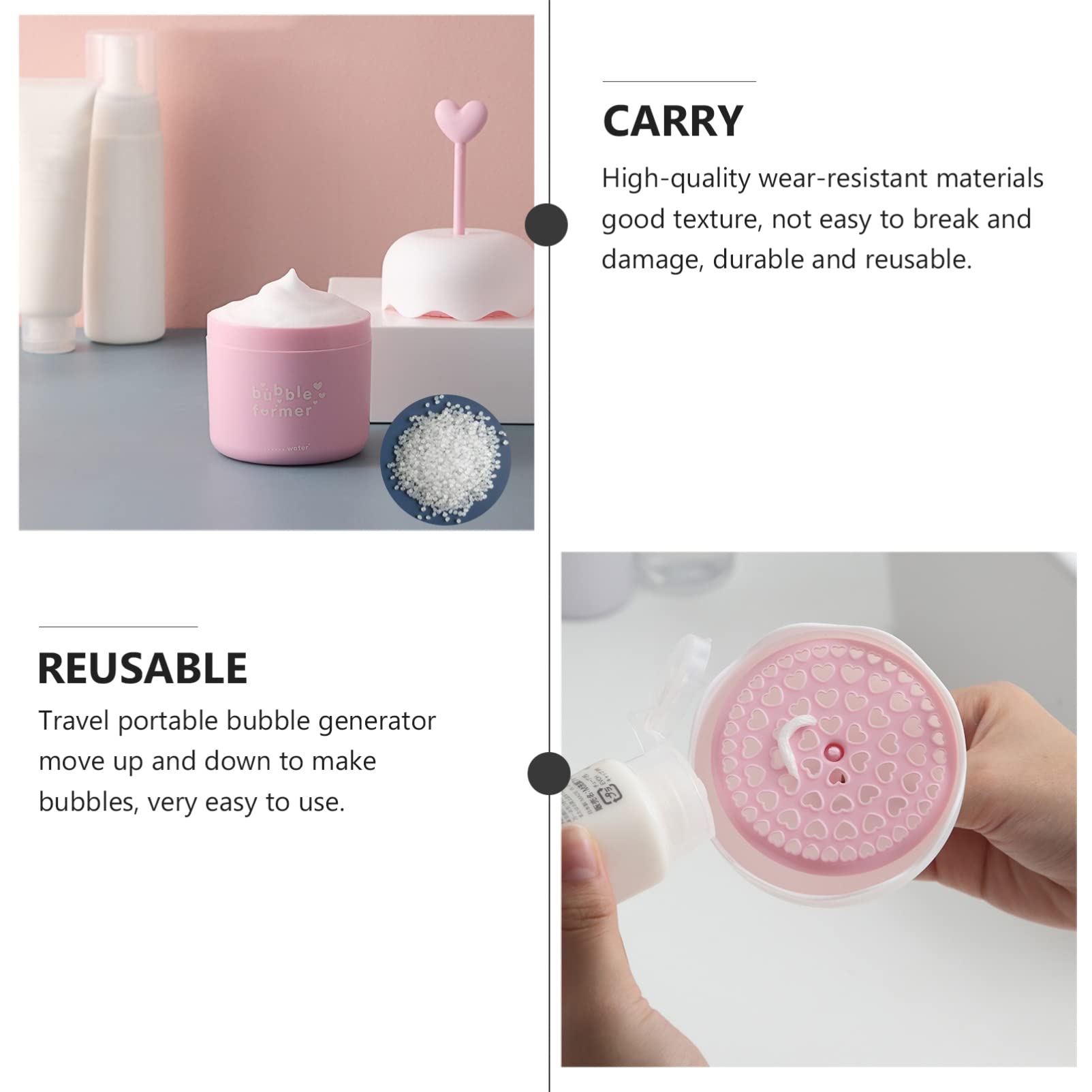 DOITOOL Portable Foam Maker for Face Wash - Rich Lathering Facial Cleanser, Travel-Friendly Foaming Device for Deep Cleansing | Perfect for Home, Gym & Travel Skincare Routine