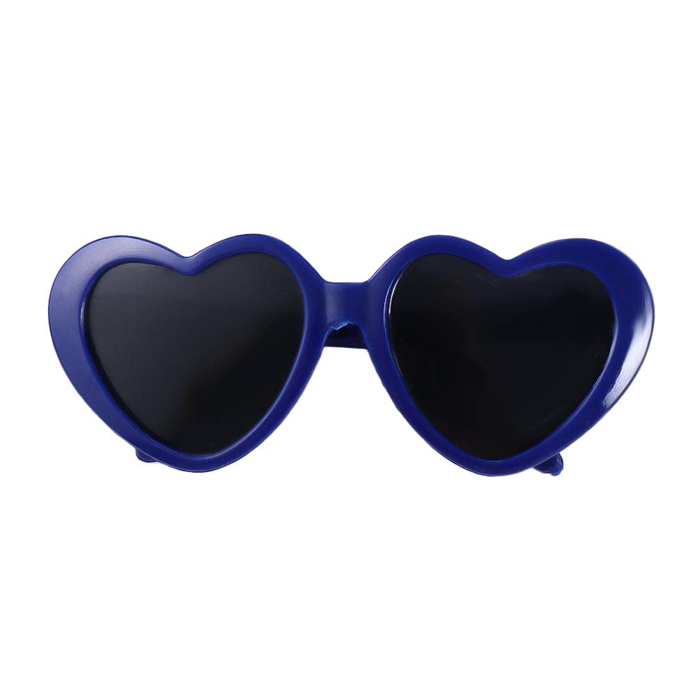 Pet Cat & Dog Sunglasses - UV Protection Puppy Sunglasses for Sun Safety, Photo Props & Cosplay Accessories (Navy Blue) - Perfect for Outdoor Adventures, Beach Days & Costume Parties