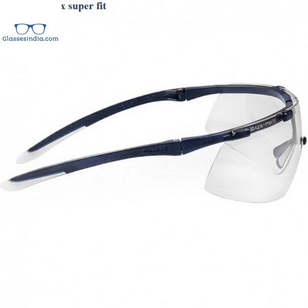 Uvex Super Fit Clear Safety Glasses 9178 265 - ANSI Z87.1 Certified Protective Eyewear for Construction, Woodworking & DIY Projects