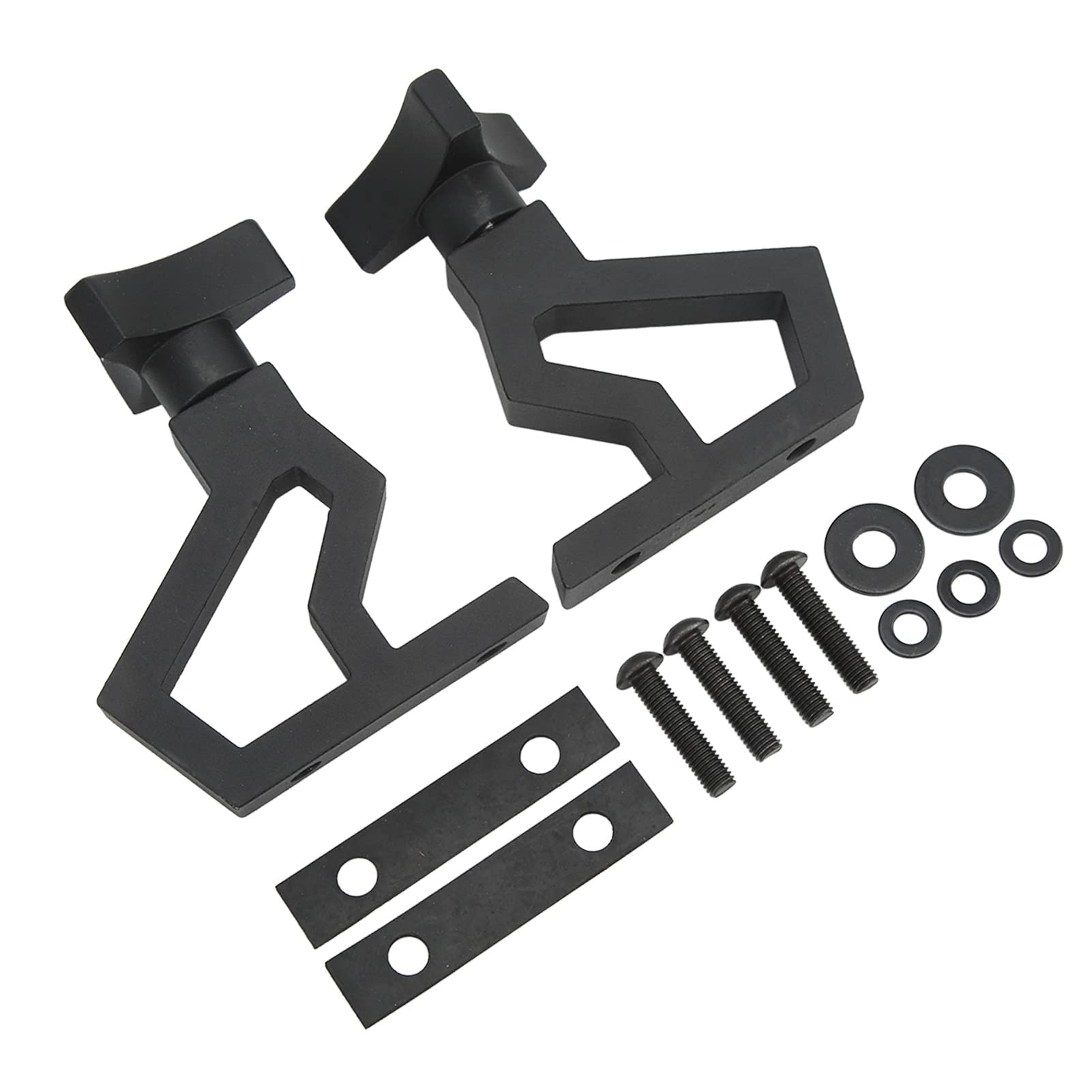 High Strength Aluminum Alloy Car Jack Holder Mount Bracket - Lightweight & Durable Black Auto Accessory for Vehicle Repair & Emergency Roadside Assistance