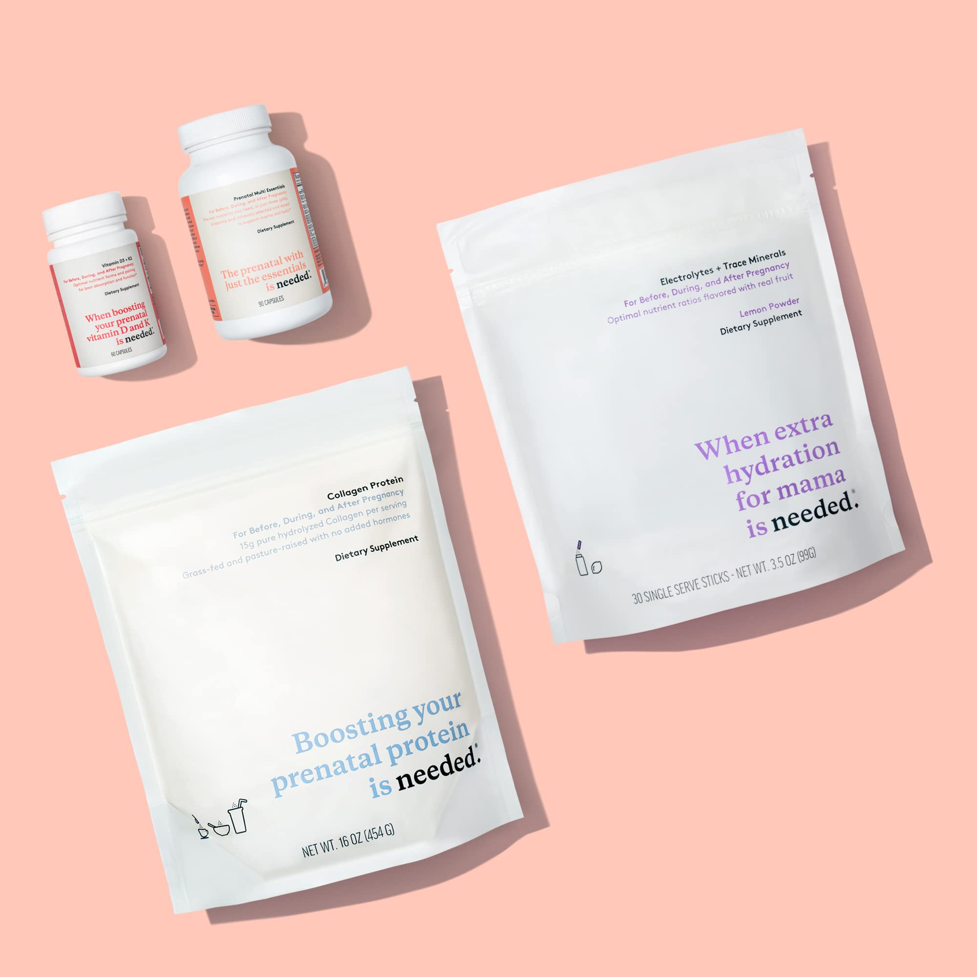 Best Breastfeeding Support Bundle - Essential Lactation Supplements, Prenatal Multi Vitamins, Vitamin D3/K2, Collagen Protein & Hydration Boost for Nursing Moms - Perfect for Postpartum Recovery & Milk Supply Support