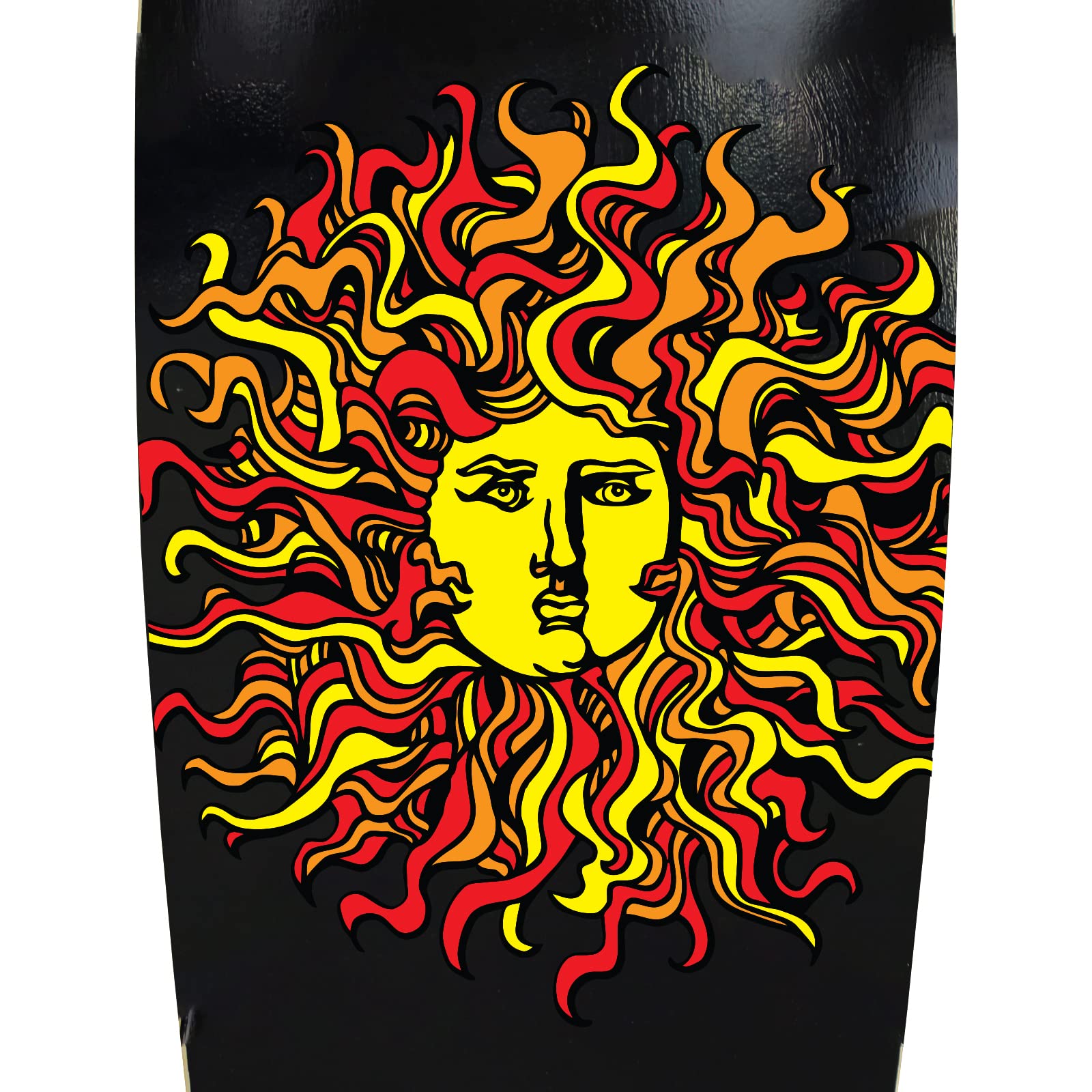 Original Sun Series Cruiser Complete Skateboard - 22 Inch Maple Deck Skateboard for Adults & Teens - Perfect for Commuting, Campus Riding & Street Skating