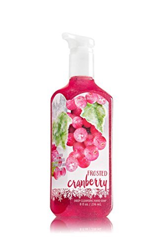 Bath & Body Works Frosted Cranberry Deep Cleansing Hand Soap - Holiday Scented Antibacterial Liquid Soap for Soft Skin | Perfect for Winter Hand Washing, Kitchen & Bathroom Use