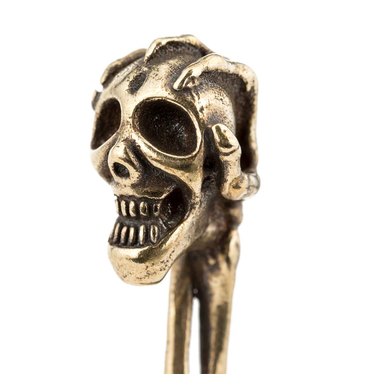 Premium Skull-Shaped Smoking Pipe Tamper & Cleaning Tool - Durable Tobacco Pipe Accessory for Smooth Smoking Experience | Perfect for Pipe Enthusiasts & Collectors